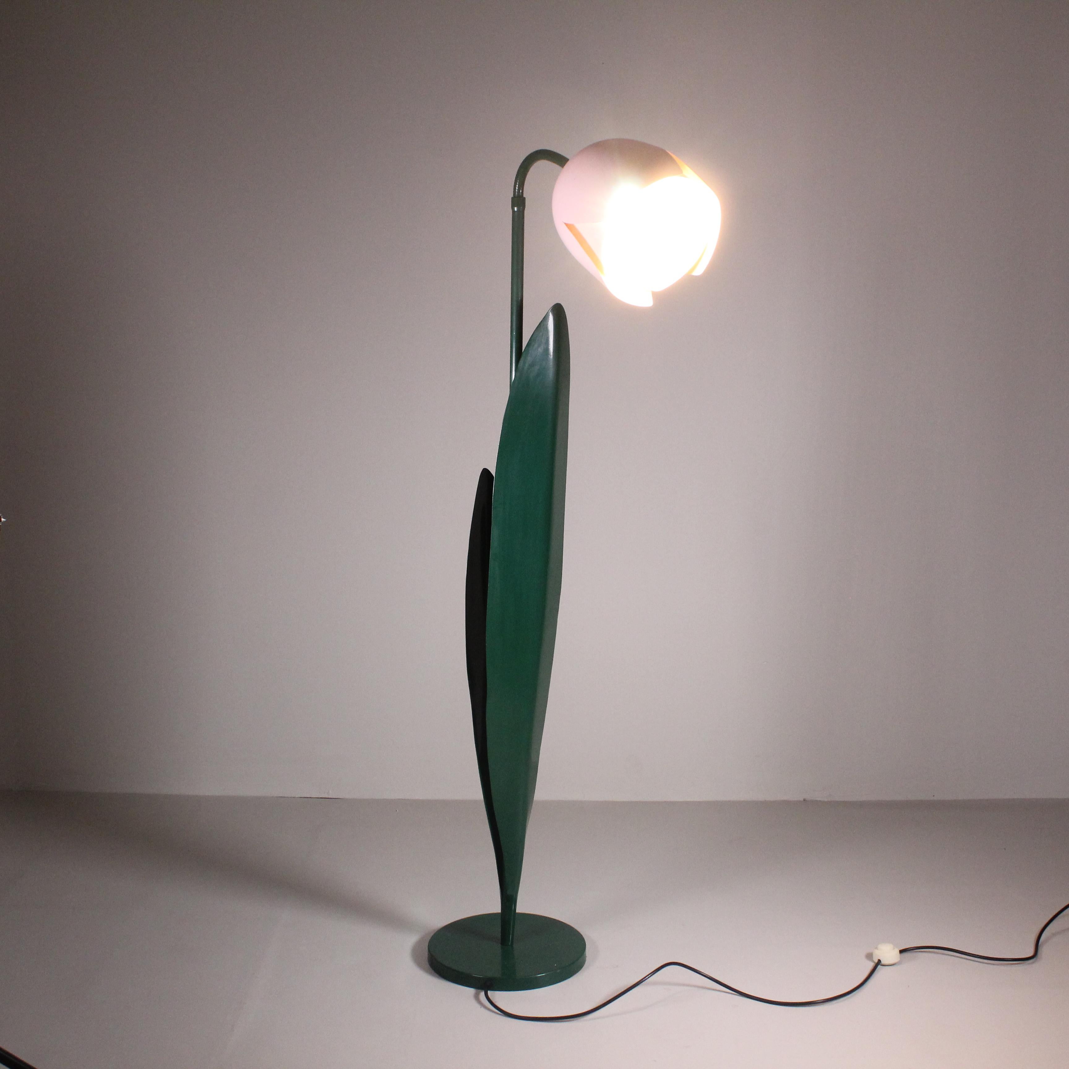 Rare Peter Bliss Tulip Lamp, Bliss In Good Condition In Milano, Lombardia