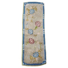 Rare size of Cogolin runner, pure wool hand-knotted - France