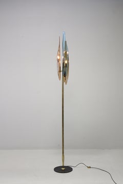 Rara Piantana Dahlia Designer Max Ingrand per Fontana Arte