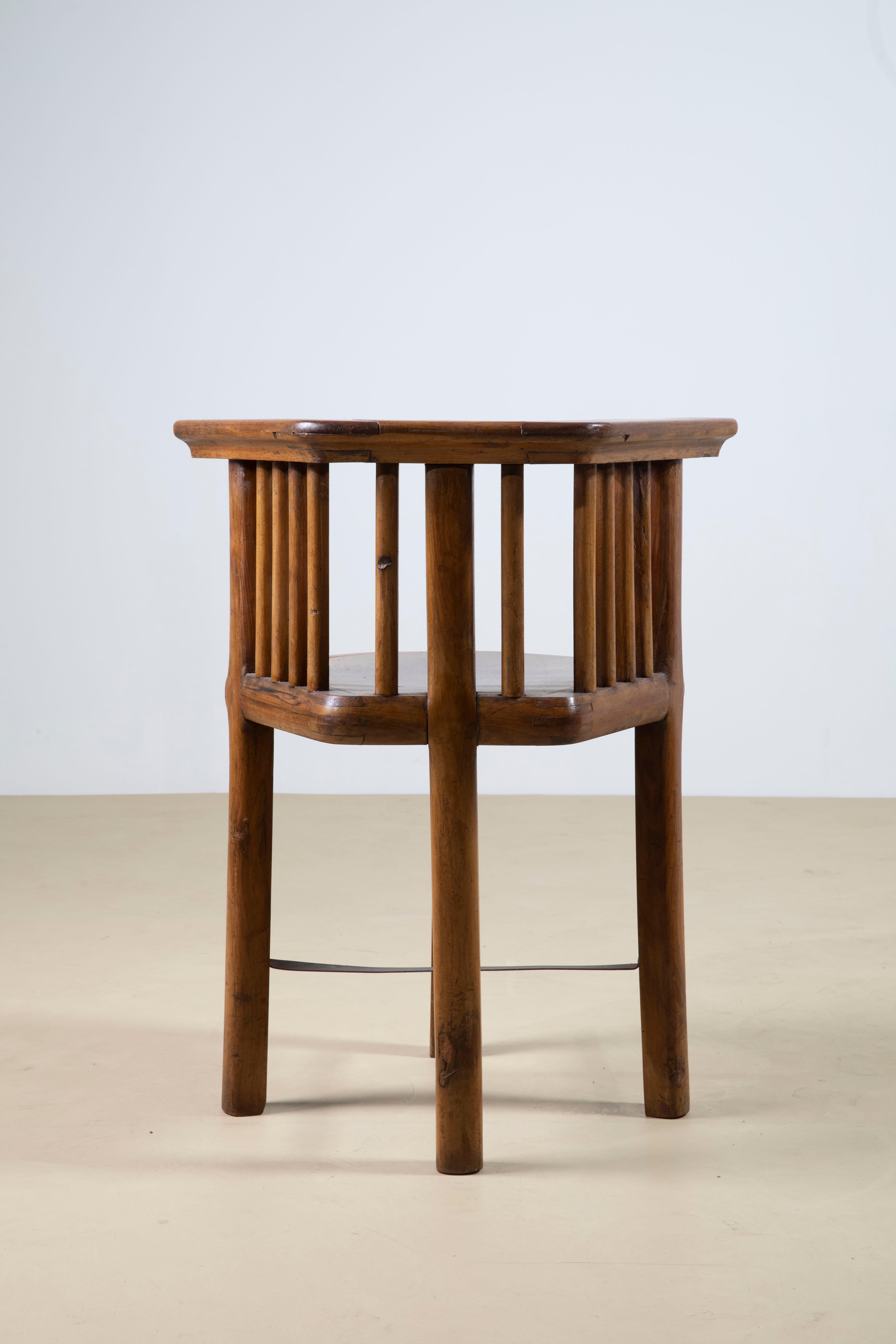 Rara silla individual Arts and Crafts, principios del siglo XX en venta 1
