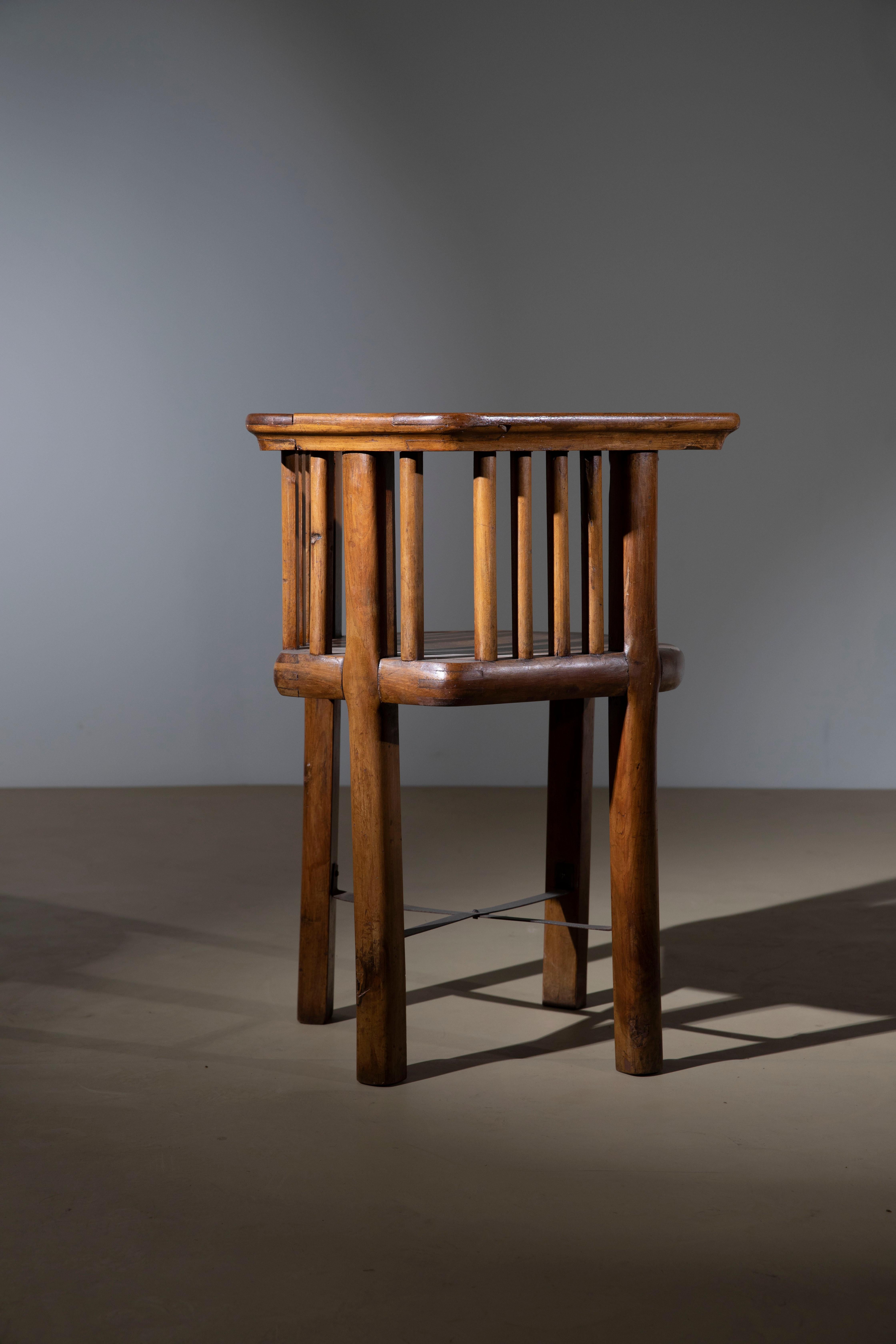 Rara silla individual Arts and Crafts, principios del siglo XX en venta 2