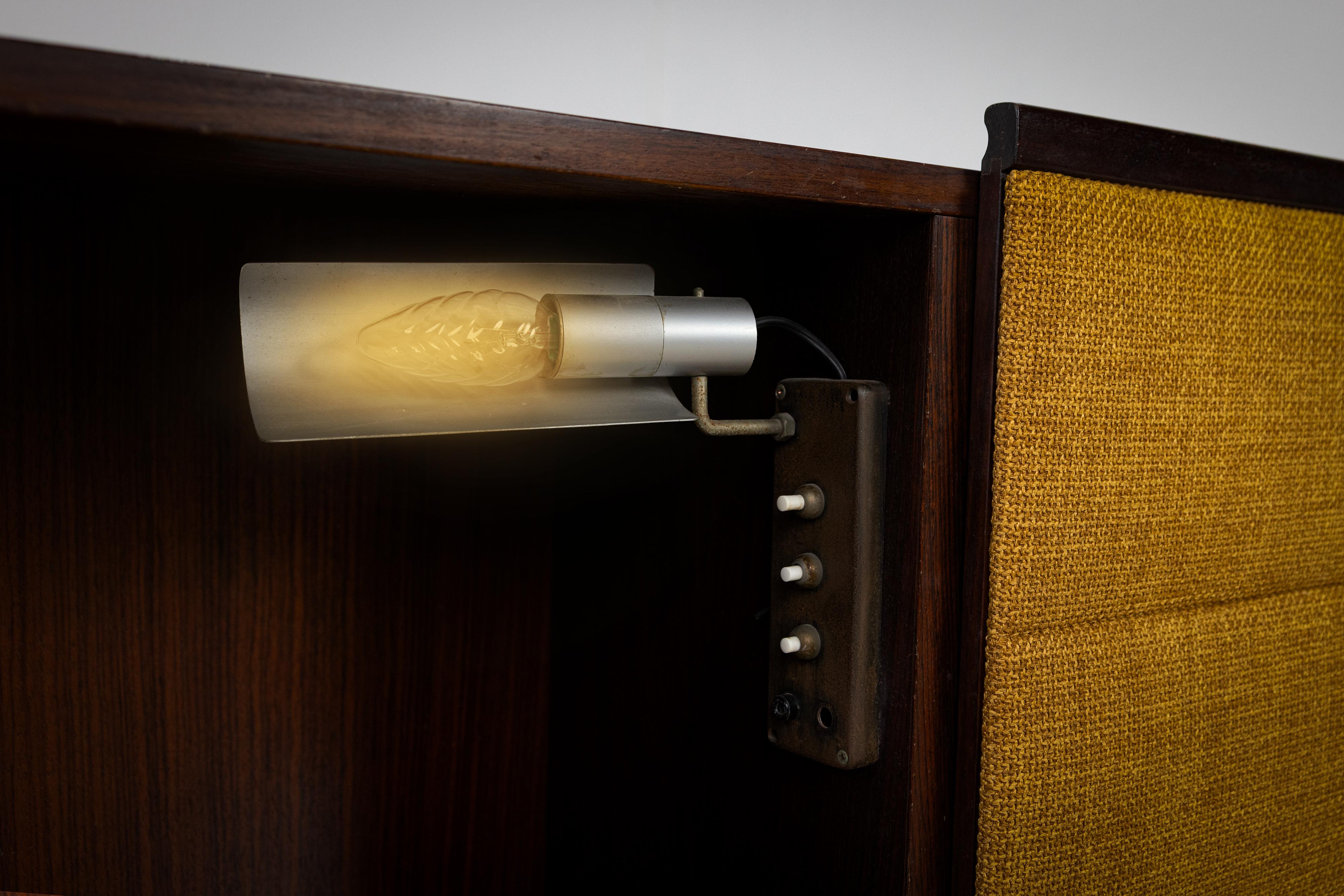 Rare tête de lit multifonctionnelle MIM, Italie, années 1960 Bon état - En vente à Correggio, IT