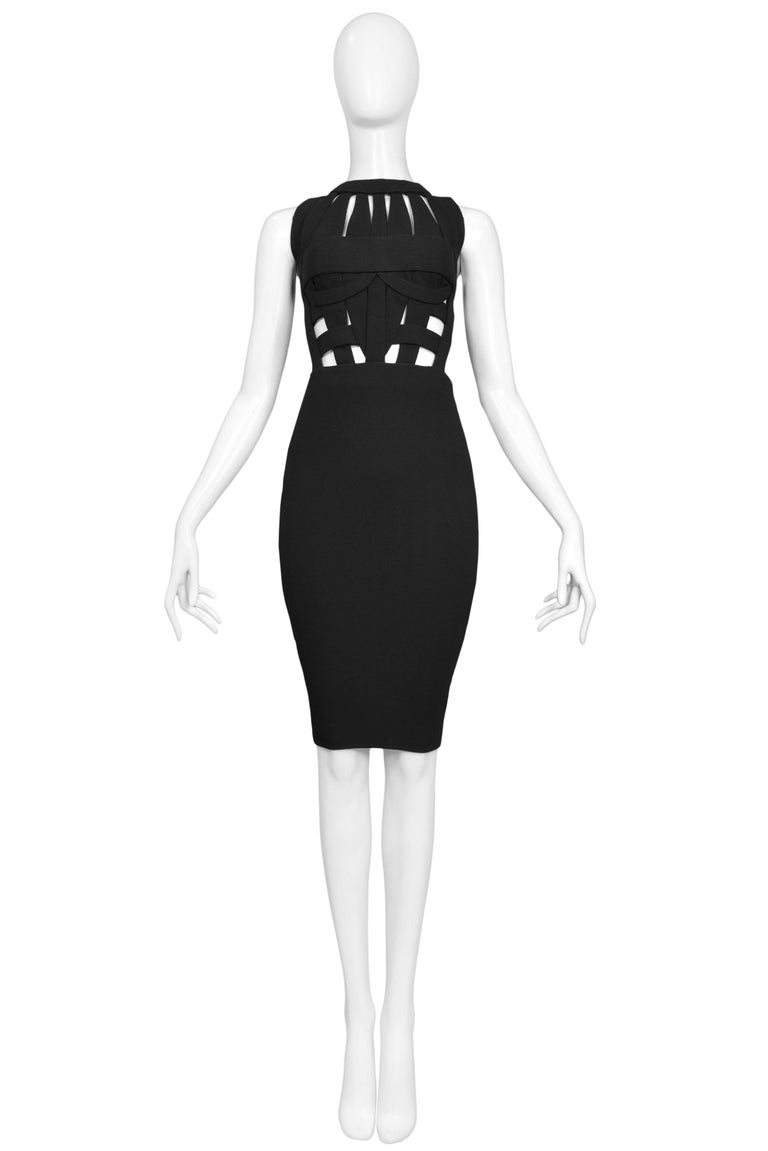 Gianni Versace Vintage Black Bondage Dress with Gold Hardware, 1992 For  Sale at 1stDibs | versace 1992 dress, vintage versace black dress, shibari  dress
