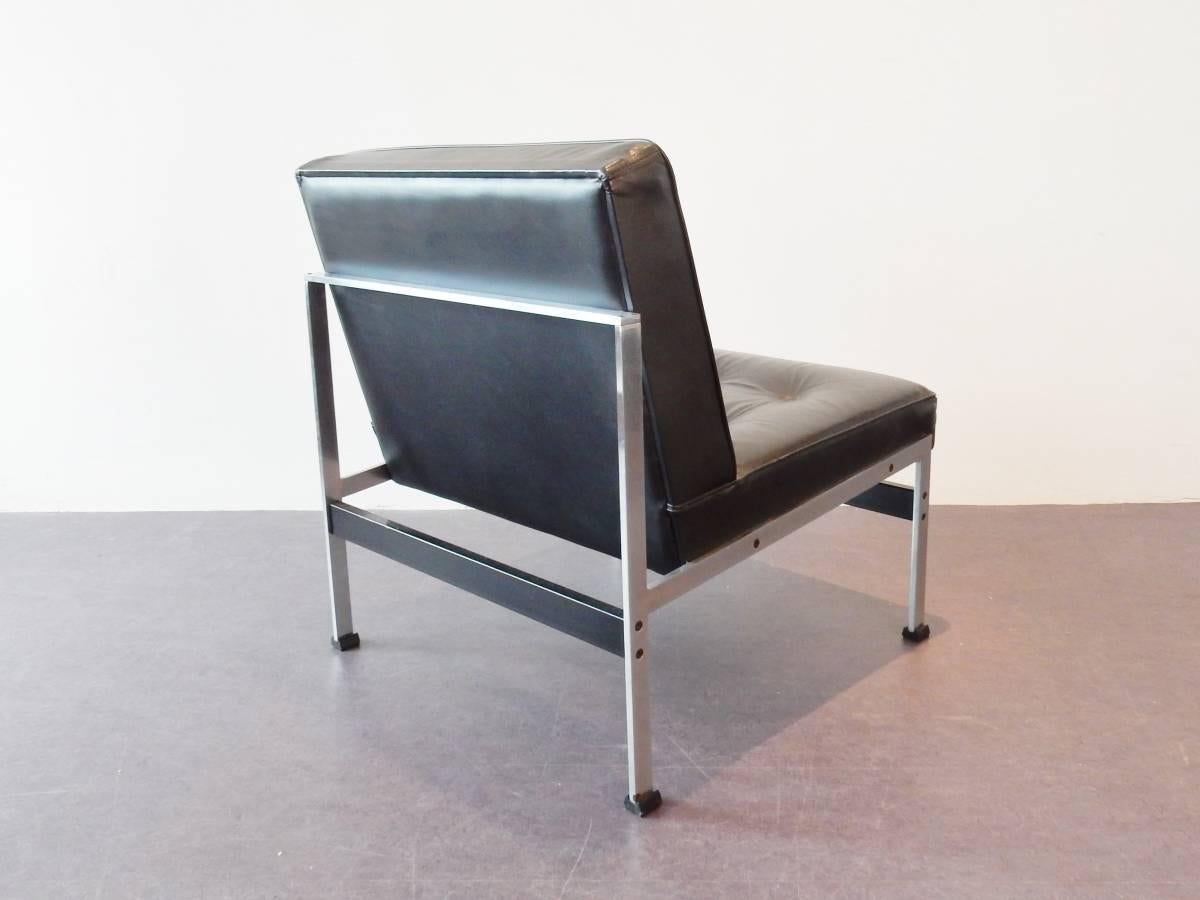 Metal Rare '020 Series' seating group by Kho Liang Ie for Artifort, Netherlands, 1958 For Sale