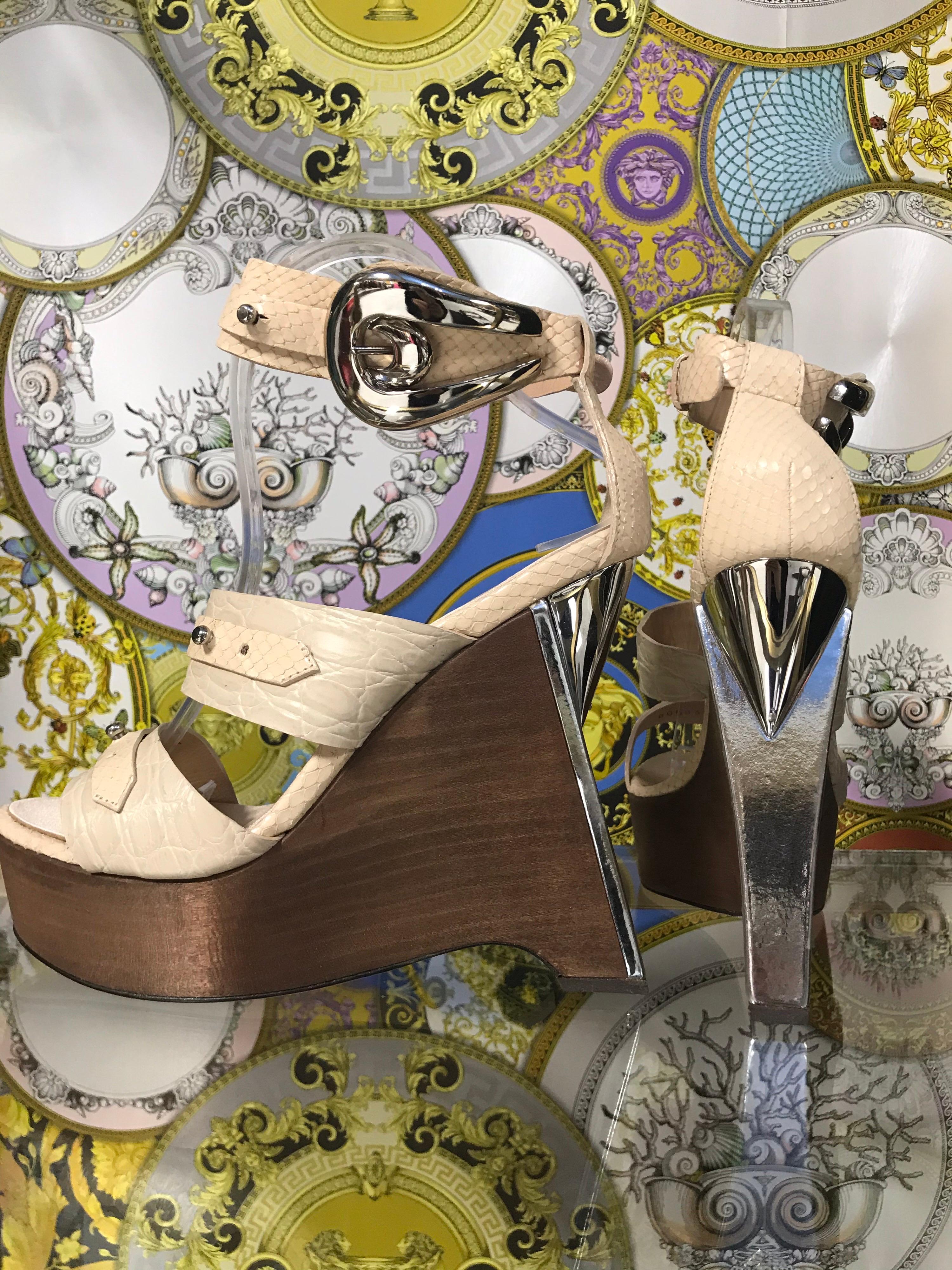 roberto cavalli wedges