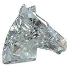 Rare 0.84 Carat G SI2 Horse Head Natural Loose Diamond