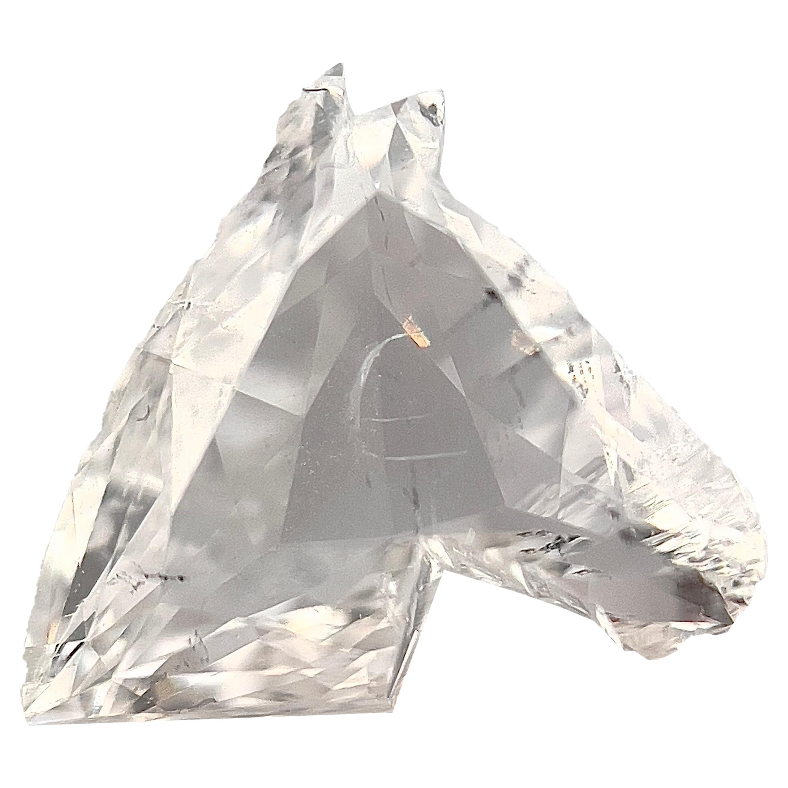 Rare 1.06 Carat G SI2 Horse Head Natural Loose Diamond For Sale