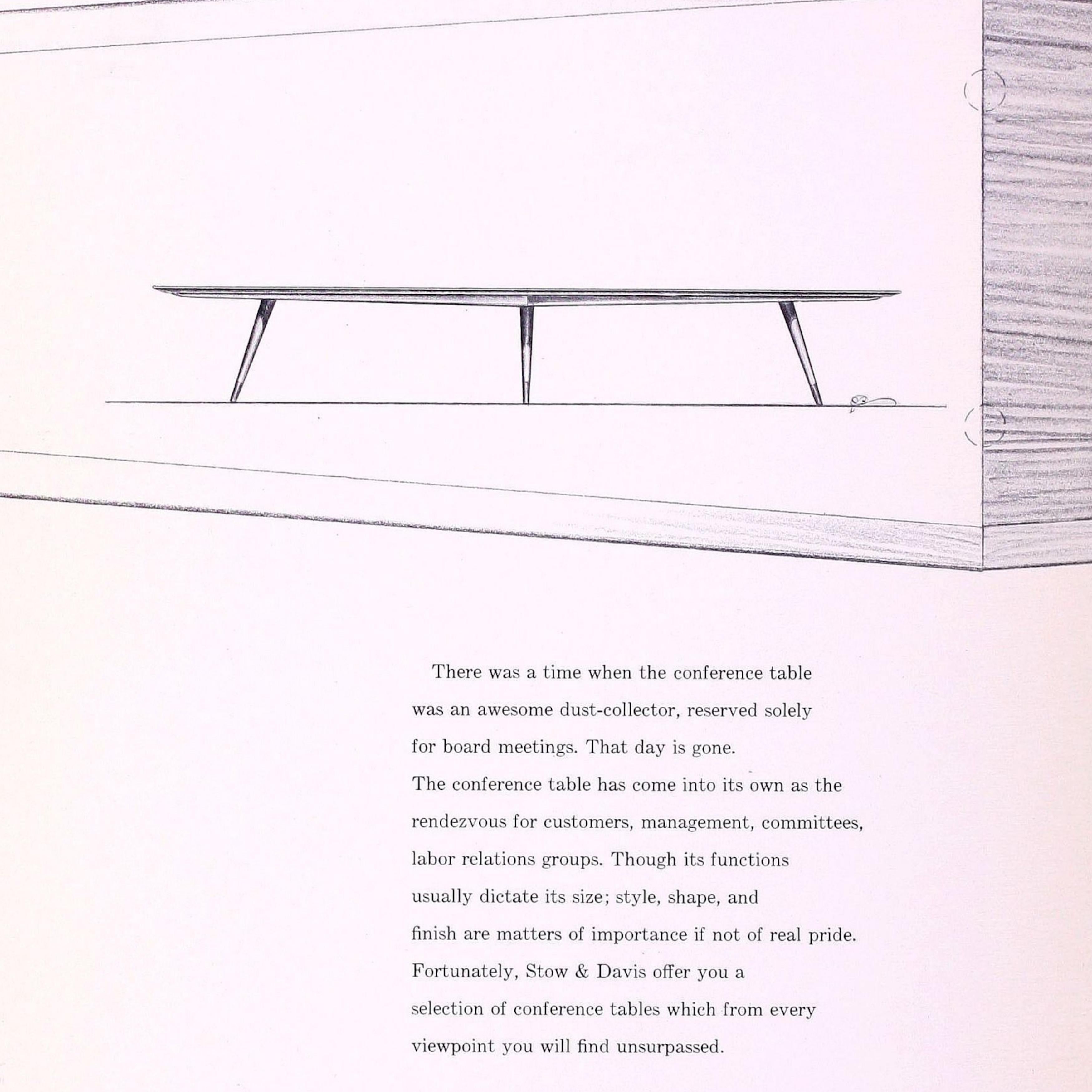 Seltener 10 Fuß großer Konferenz-Esstisch aus Nussbaumholz von Giacomo Buzzitta, Moderne der Mitte des Jahrhunderts im Angebot 9