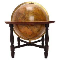 Antique Rare 12 inches terrestrial globe signed Cary, London United Kingdom 1800.