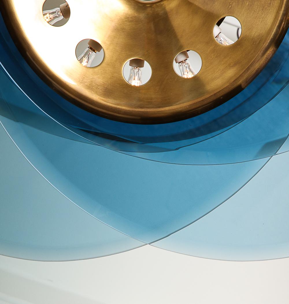 Mid-Century Modern Rare 12-Light Chandelier by Max Ingrand for Fontana Arte