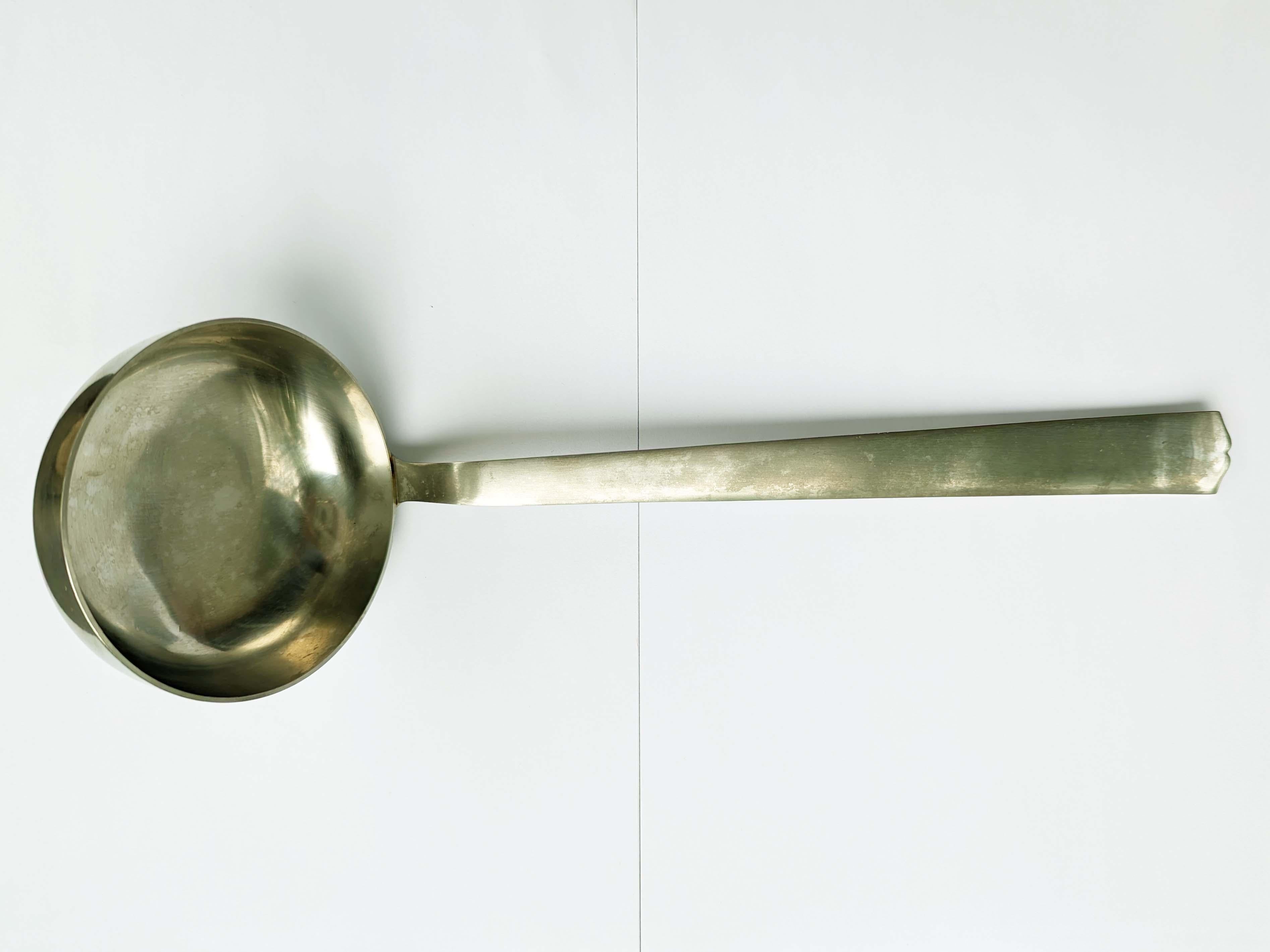 Rare 12-person Nickel Silver cutlery set by Gio Ponti for Calderoni, 1960s In Good Condition For Sale In Varese, Lombardia