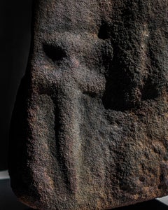 Rare 12th Century Knight’s Templar Sandstone Effigy on Stand
