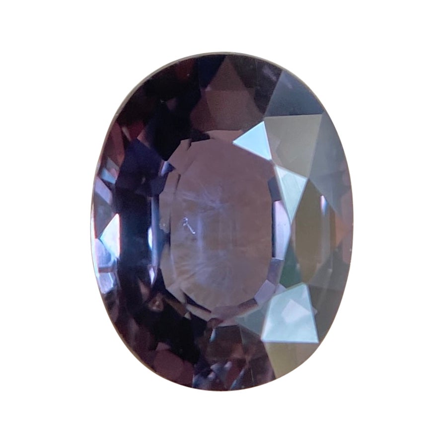 Rare 1.38ct Untreated Colour Change Sapphire Pink Purple Oval Cut Loose Gem