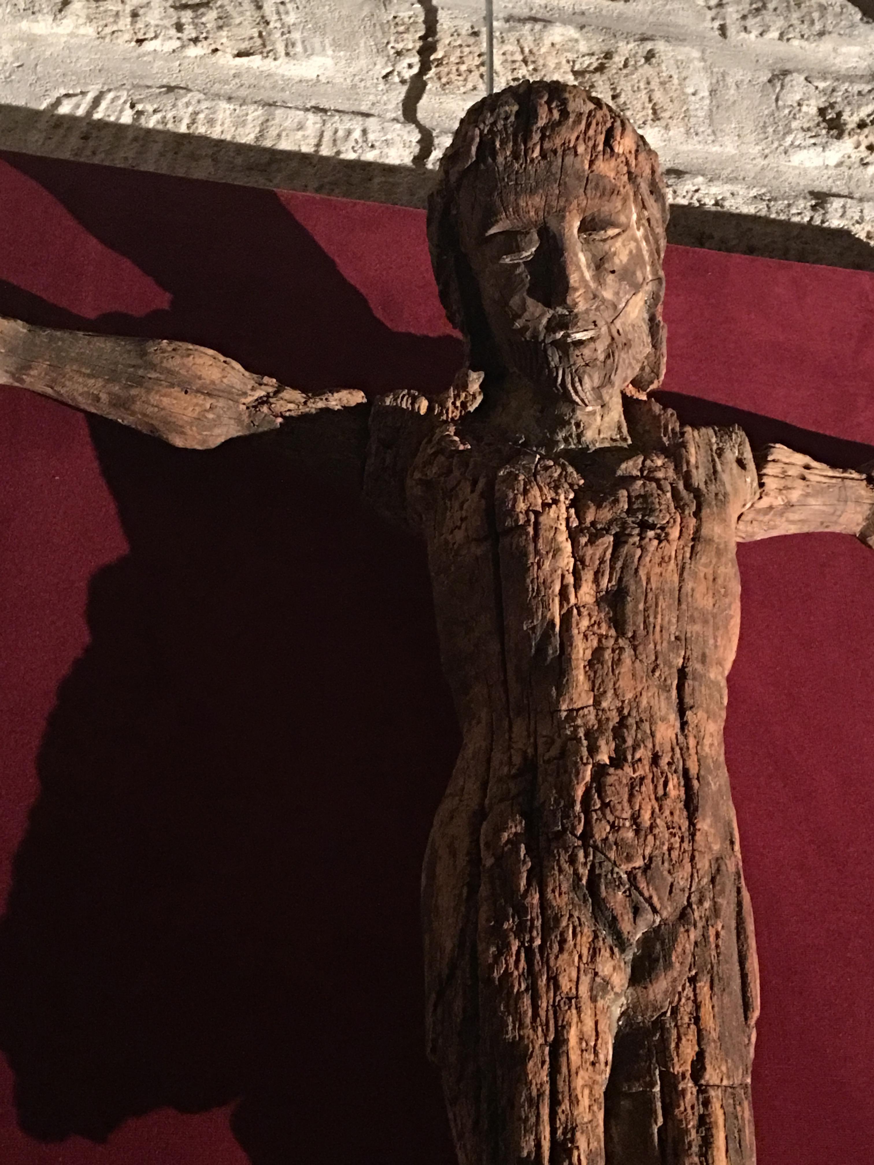 French Rare 13th Century Christ on the Cross For Sale