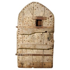Used Rare 13th Century Medieval English Oak Door