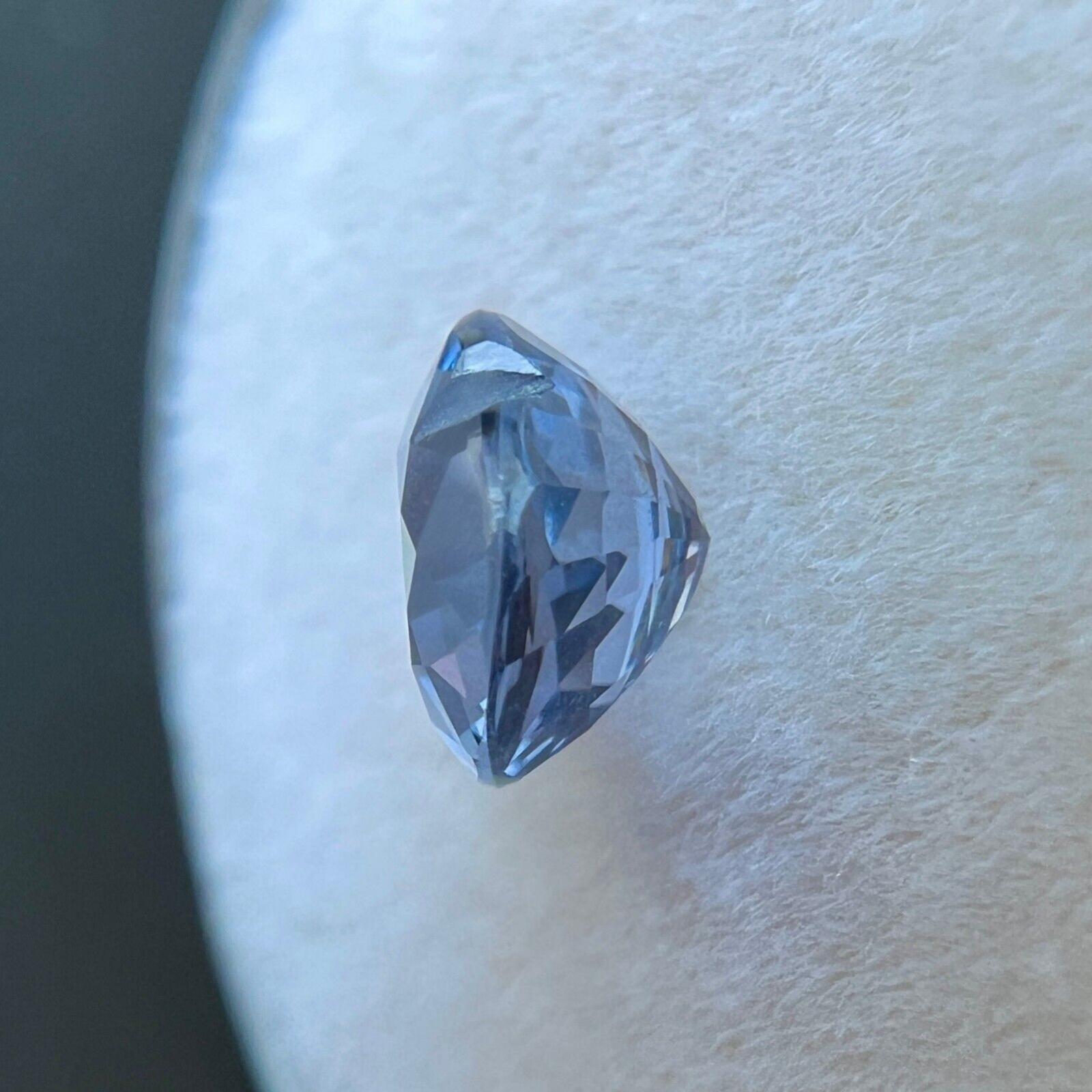 Seltene 1,44ct Farbwechsel Spinell Gra Certified Titanium Heart Cut Edelstein 7x6,7mm im Angebot 5