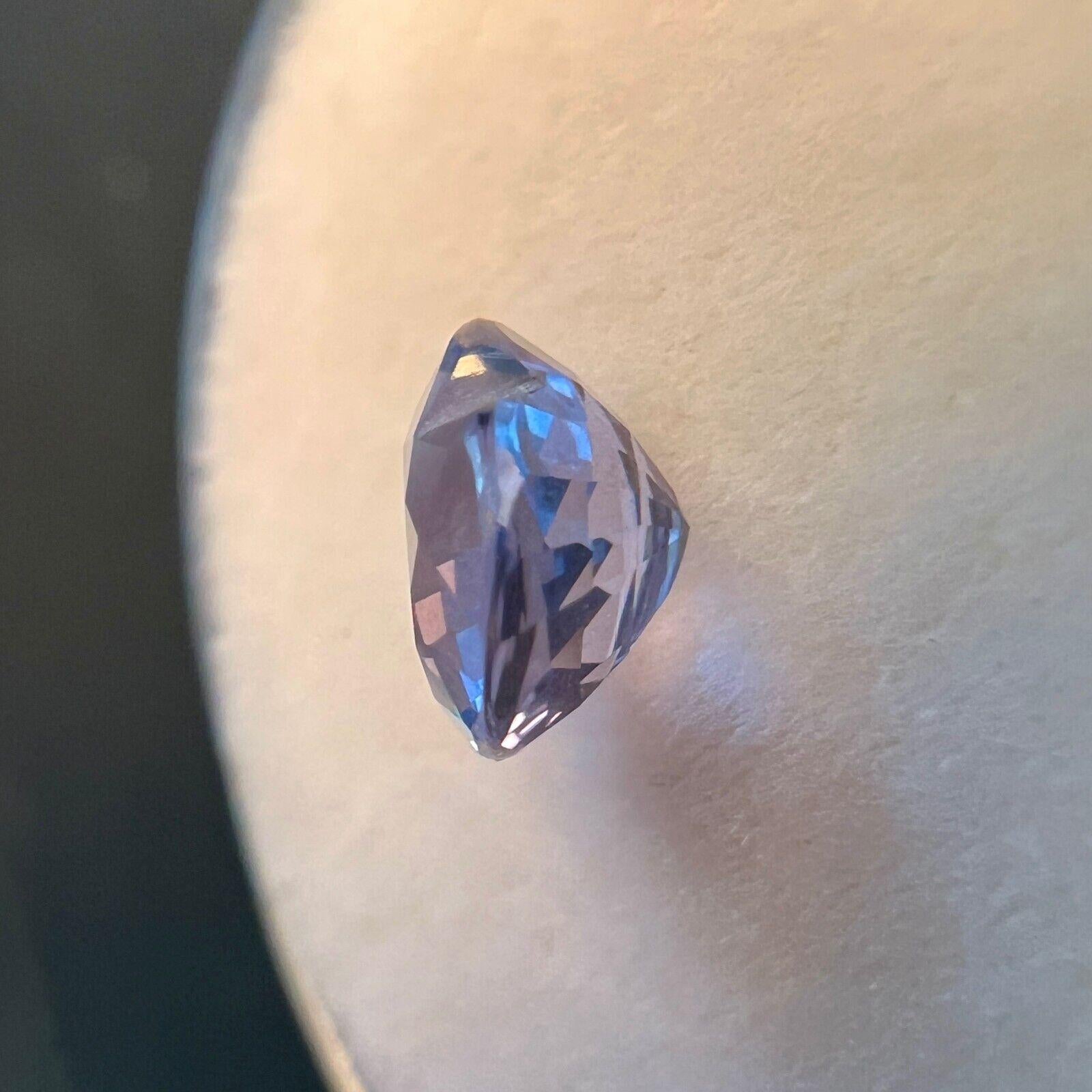 Seltene 1,44ct Farbwechsel Spinell Gra Certified Titanium Heart Cut Edelstein 7x6,7mm im Angebot 6