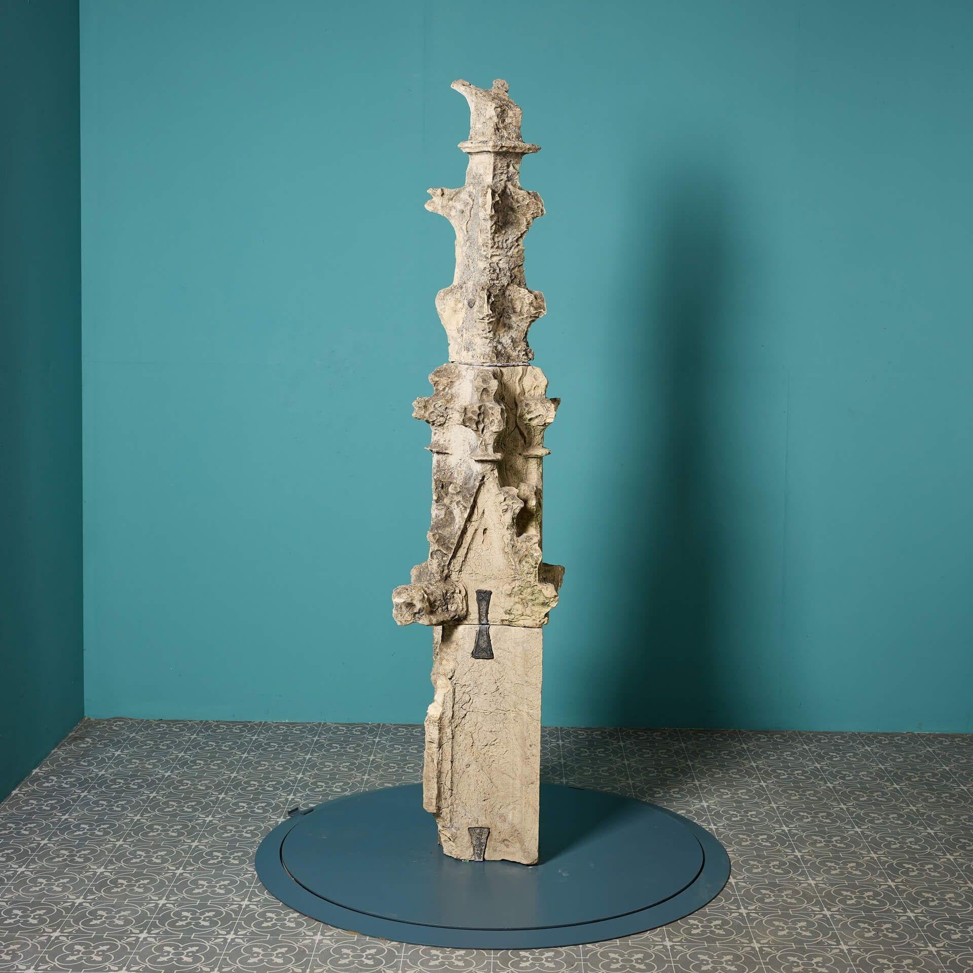 English Rare 14th Century Limestone Pinnacle from Beverley Minster For Sale