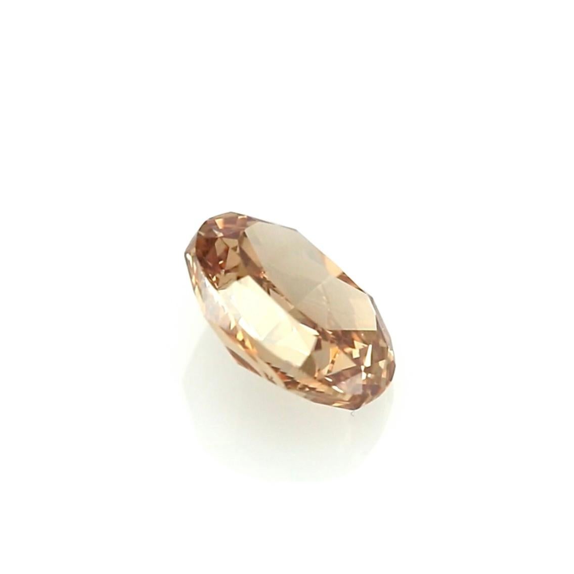 Rare 1.51 Carat Fancy Deep Brown-Orange Diamond – GIA Certified For Sale 4