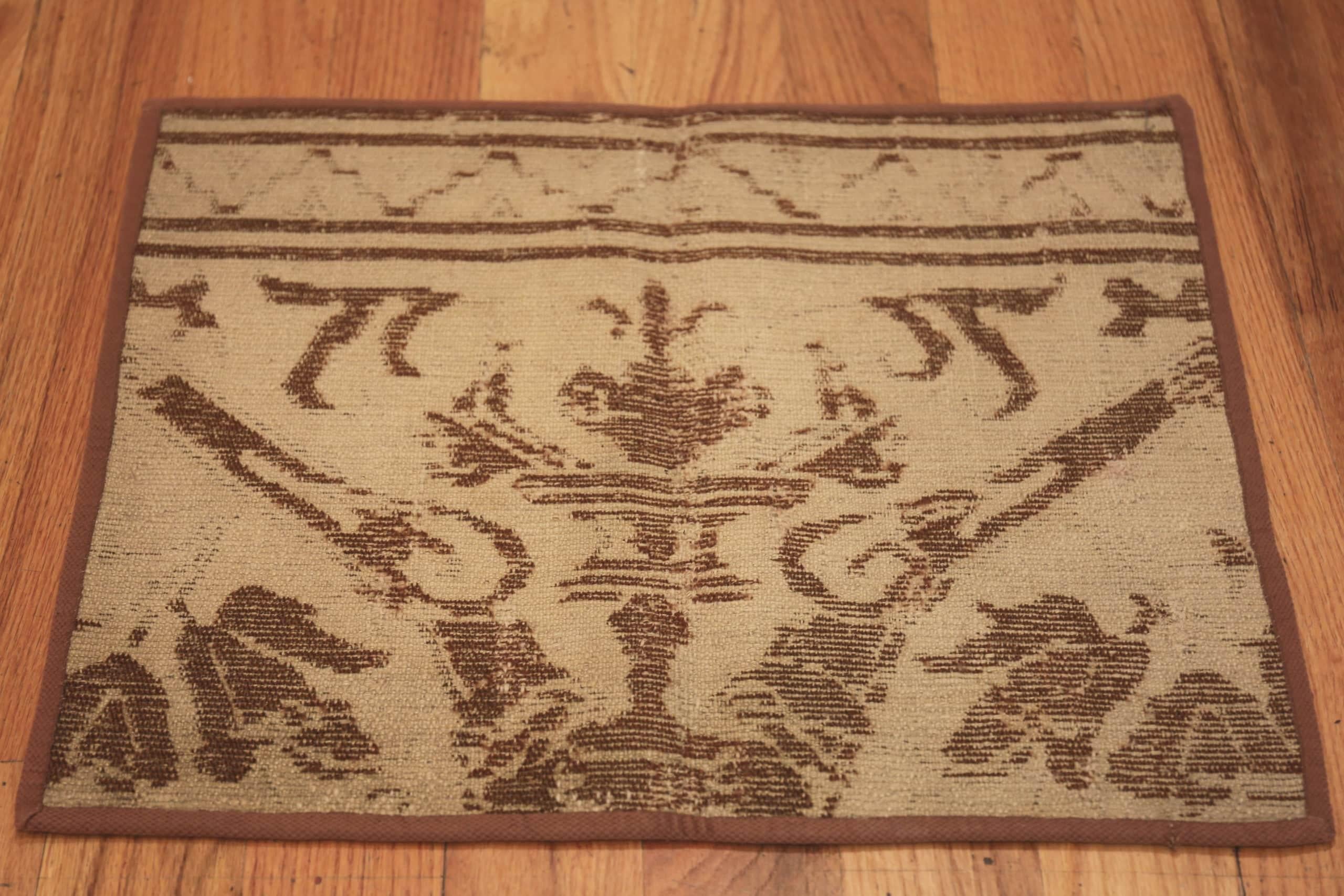 A Rare 16th Century Alcaraz Rug Fragment from Spain, Country of Origin / Rug Type: Spanish Rugs, Circa date: 16th Century