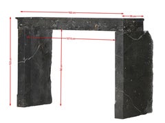 Rare 16th Century Fossil Marble Stone Fireplace - Gold Veining - Statement