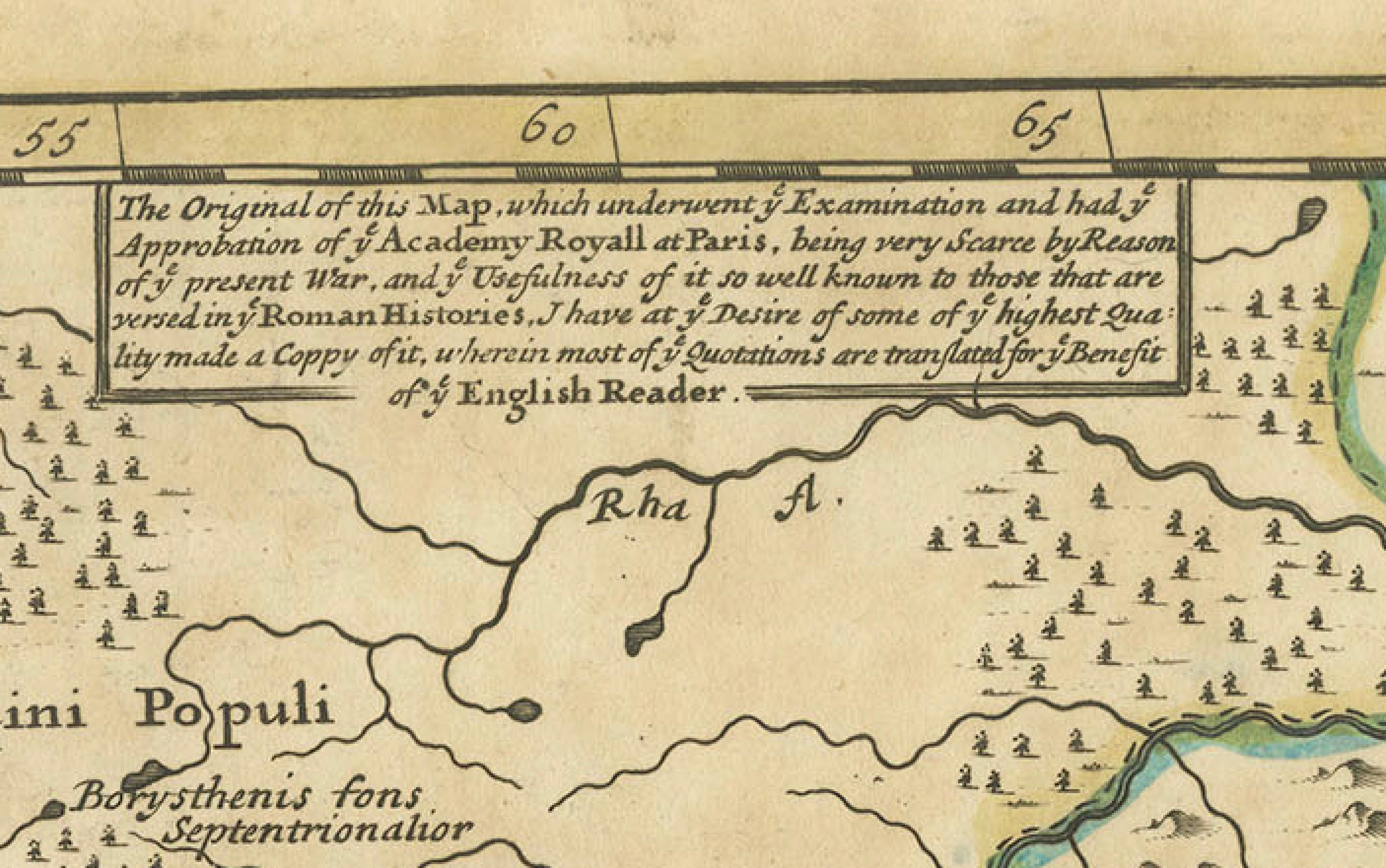 Paper Rare 1730 Roman Empire Map by Moll - Detailed and Engraved Masterpiece For Sale