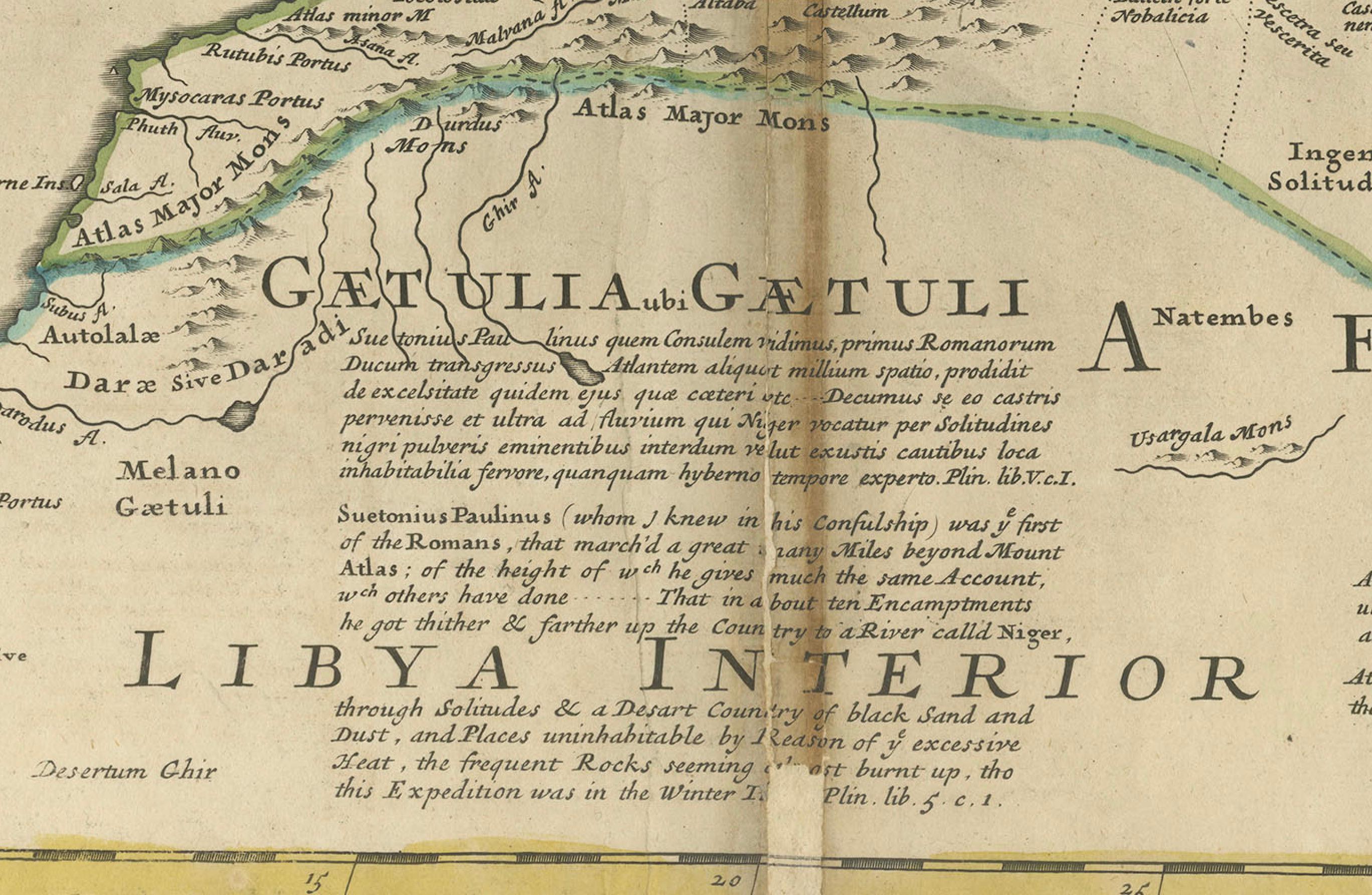 Rare 1730 Roman Empire Map by Moll - Detailed and Engraved Masterpiece For Sale 3