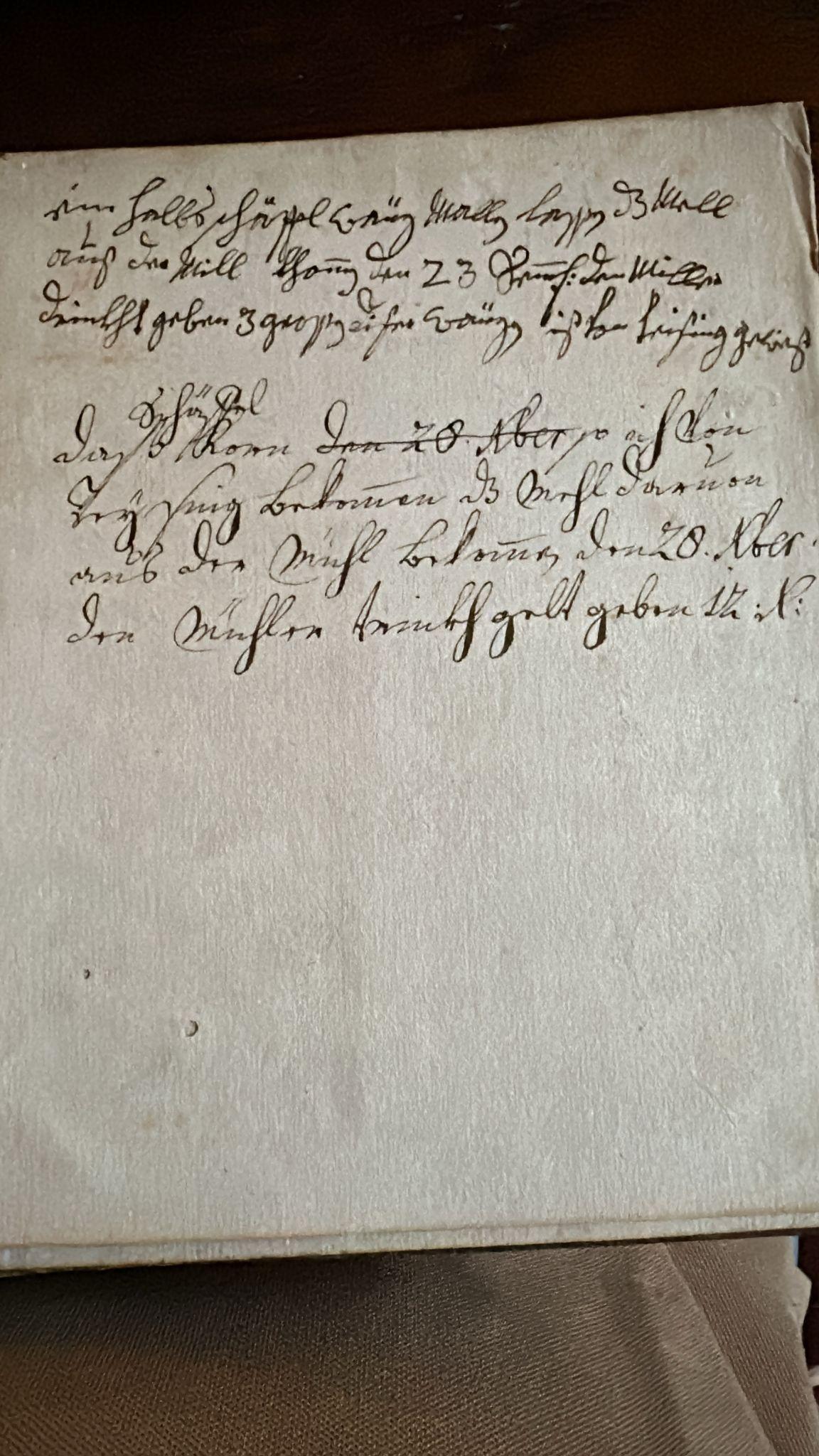 XVIII secolo Raro Schreib-Kalender bavarese del 1766 - Annotato con note contemporanee in vendita