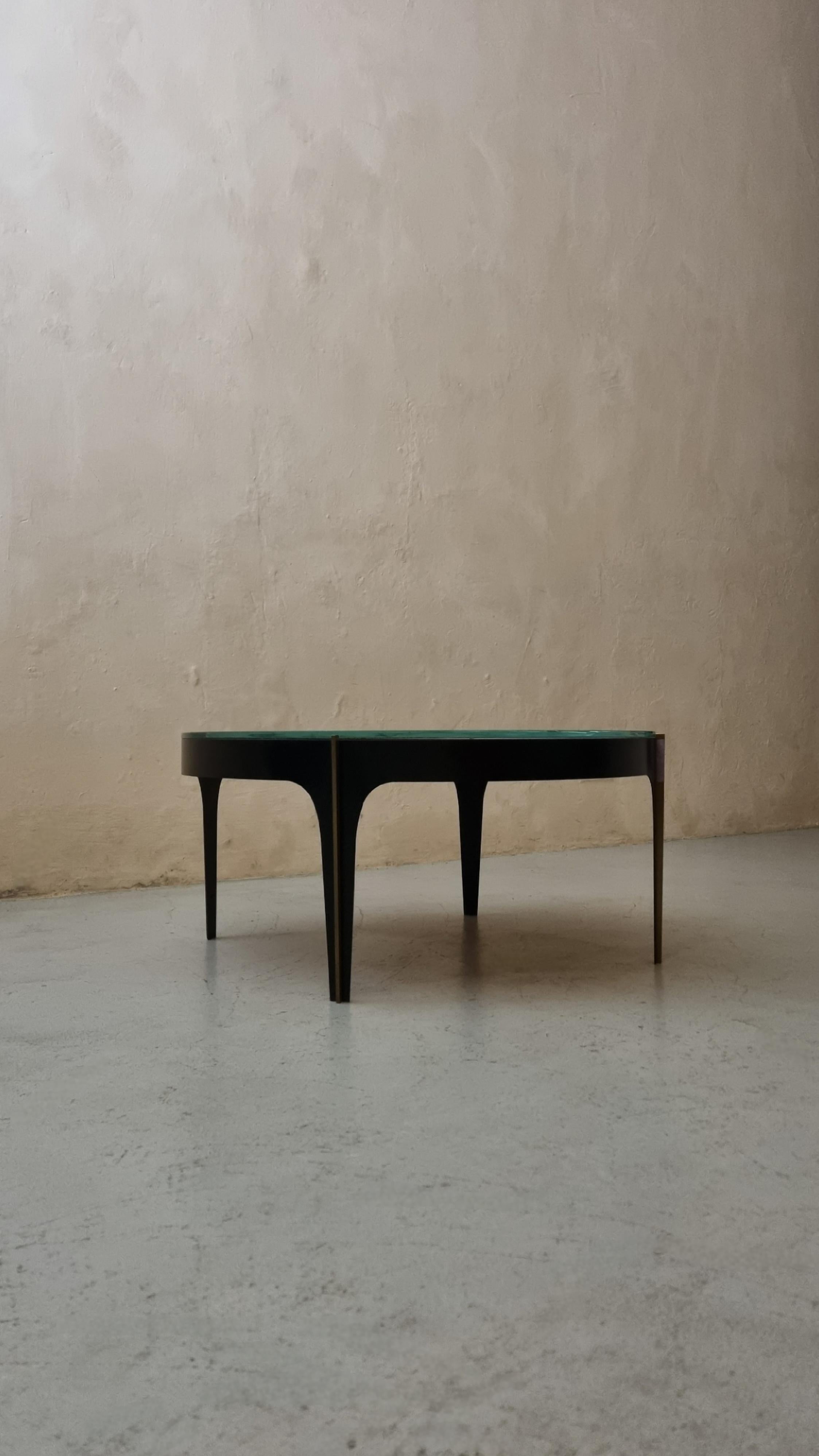 Mid-20th Century Rare 1774 coffee table designed by Max Ingrand for Fontana Arte 1958. in vendita