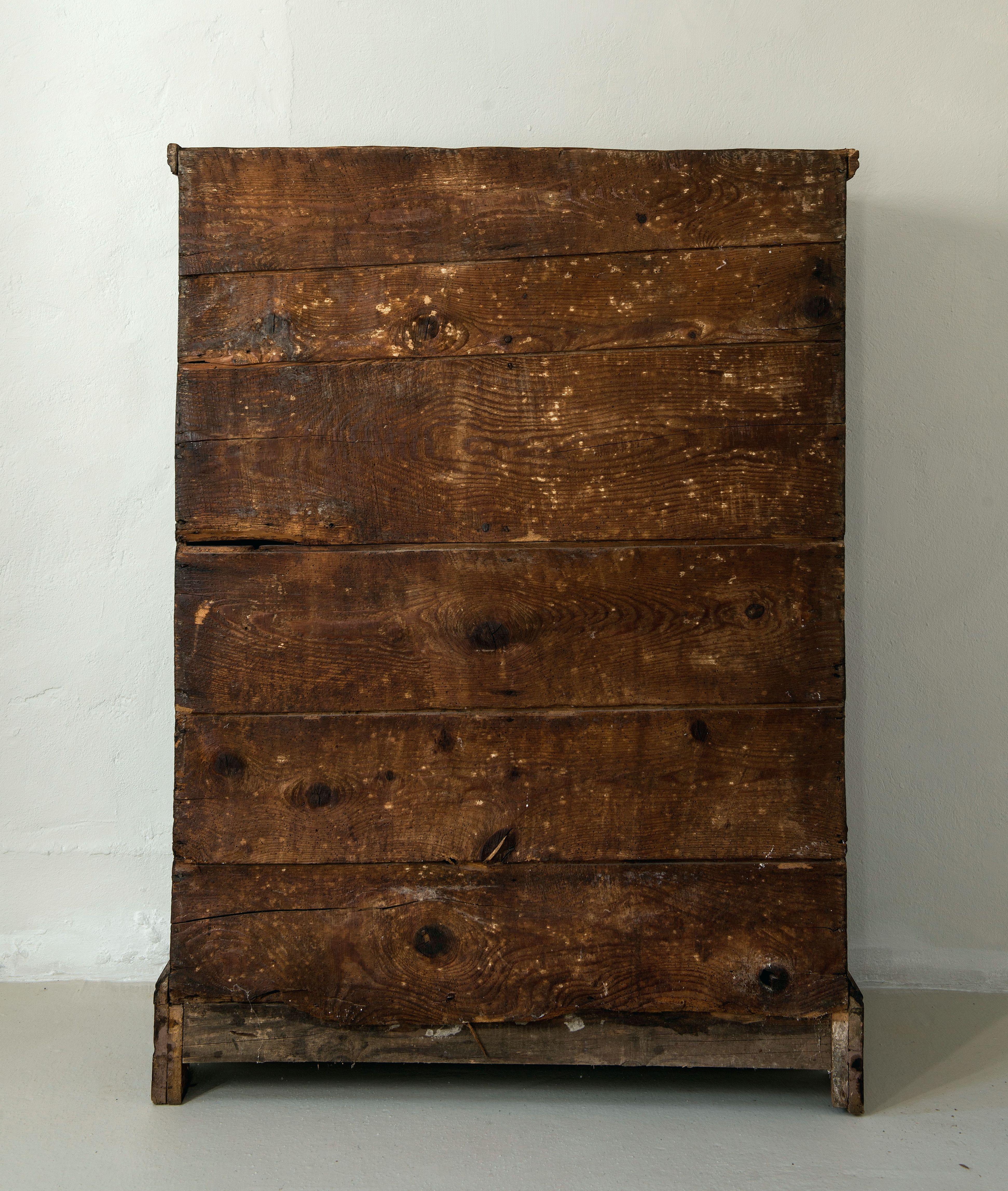 Rare 17th- 18th Century Italian Cabinet with perfect patina  4