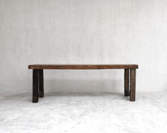 17th Century Andorran Farm Table, Walnut, Oak, Pine, Circa 1680