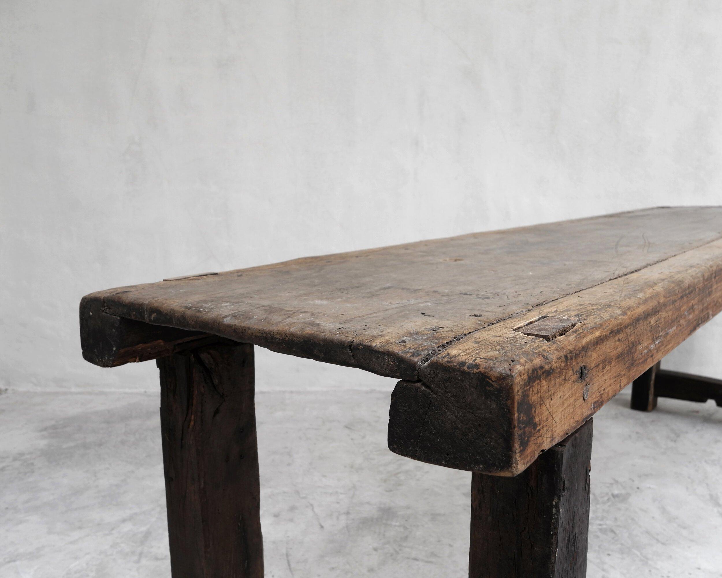 18th Century and Earlier Rare 17th Century Andorran Table from the Pyrenees For Sale