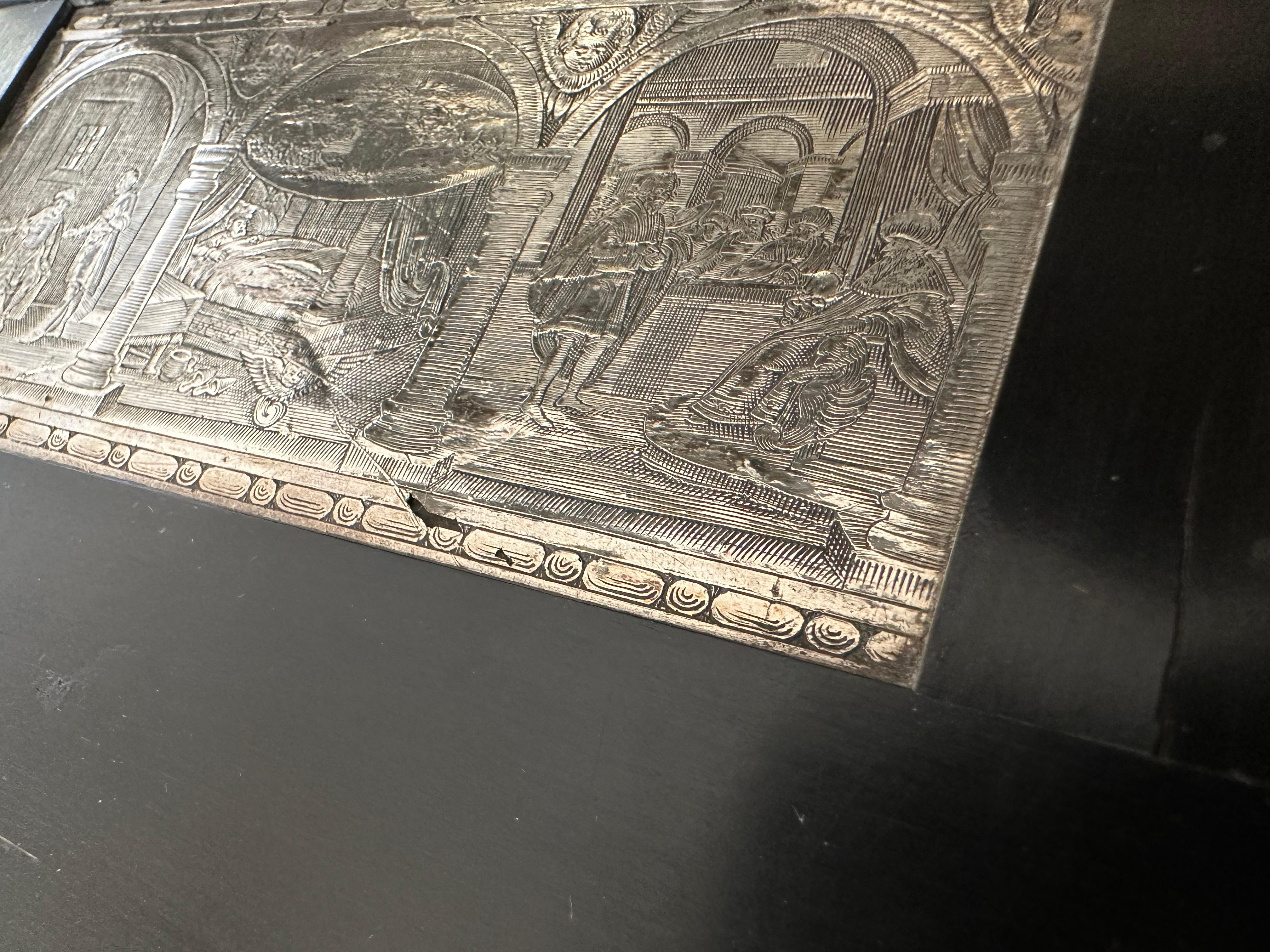 Seltener Barock-Ebenholzschrank aus dem 17. Jahrhundert mit Silberschrank, Antwerpen, Wunderkammer 7