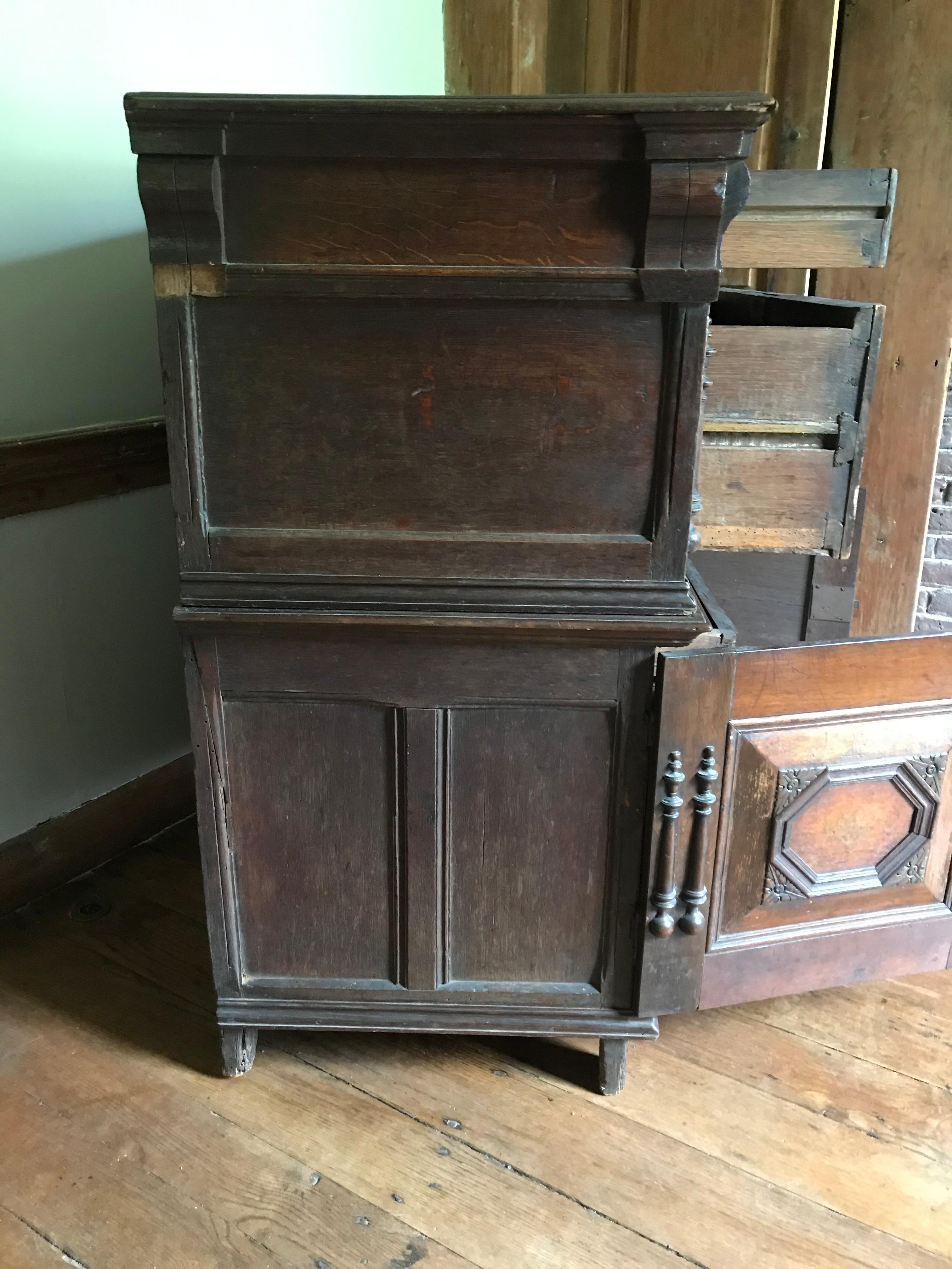 Rare cabinet de cour du 17e siècle en vente 7