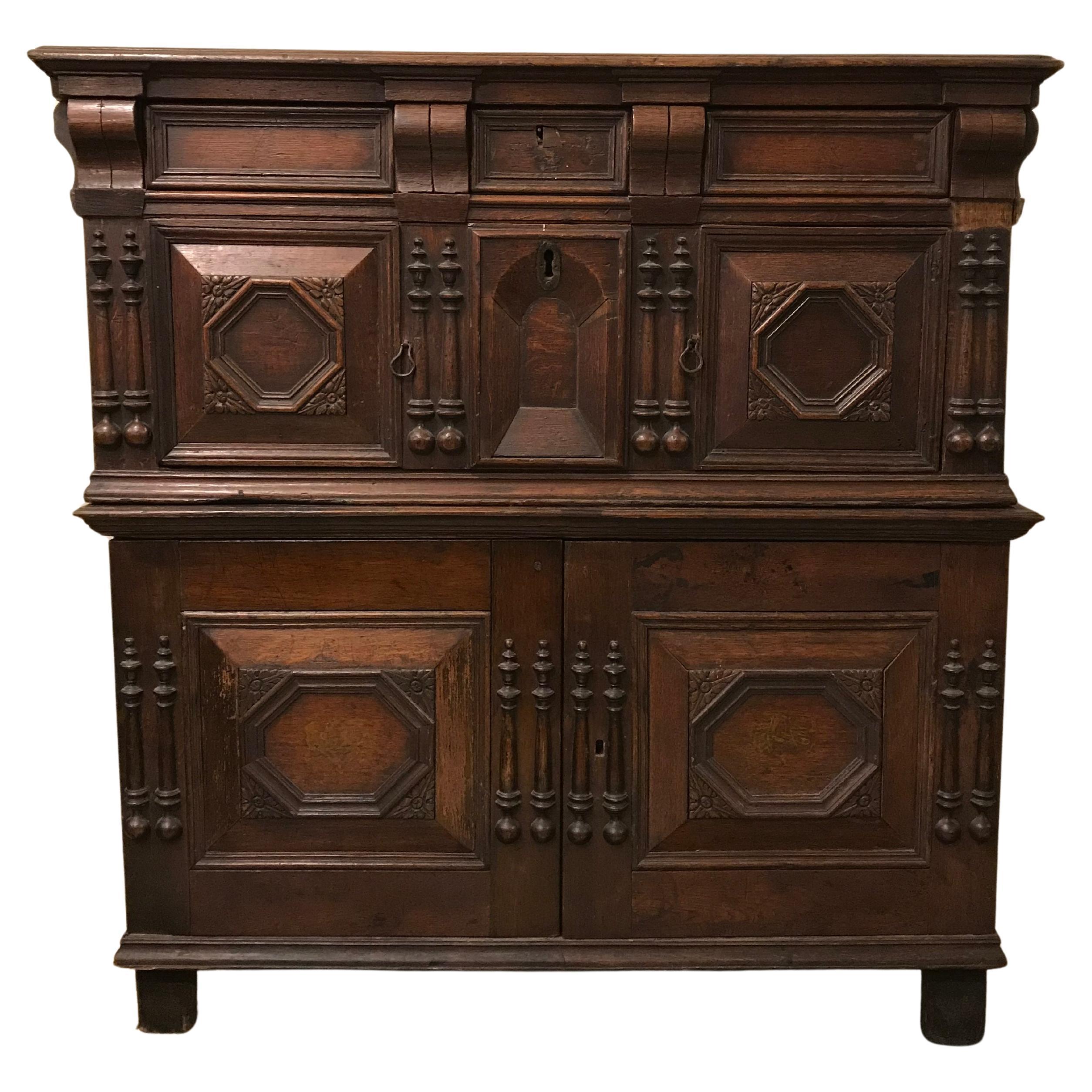 Rare 17th Century Court Cabinet