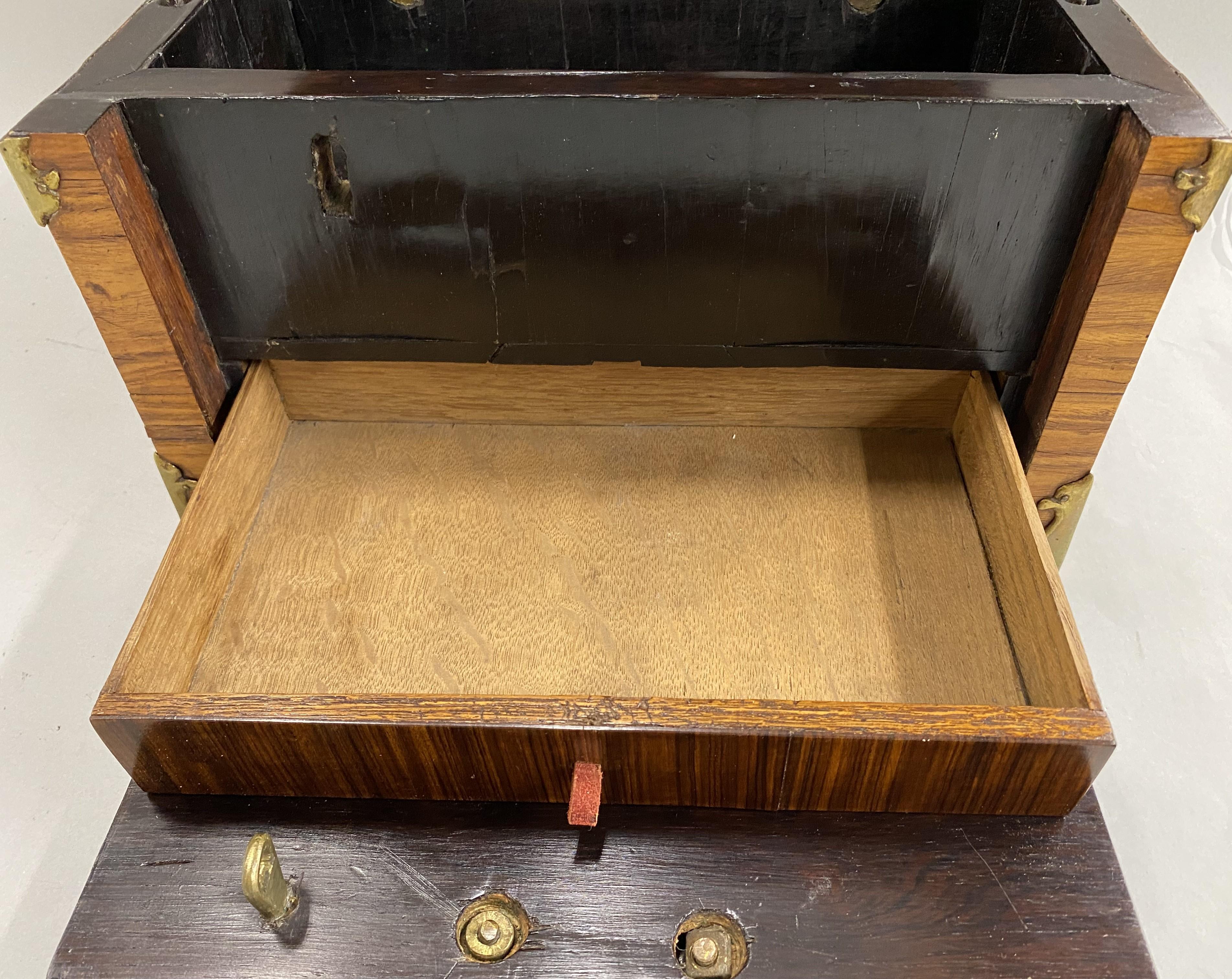 Rare 17th Century English Coffre Fort or Strong Box, circa 1690 For Sale 4