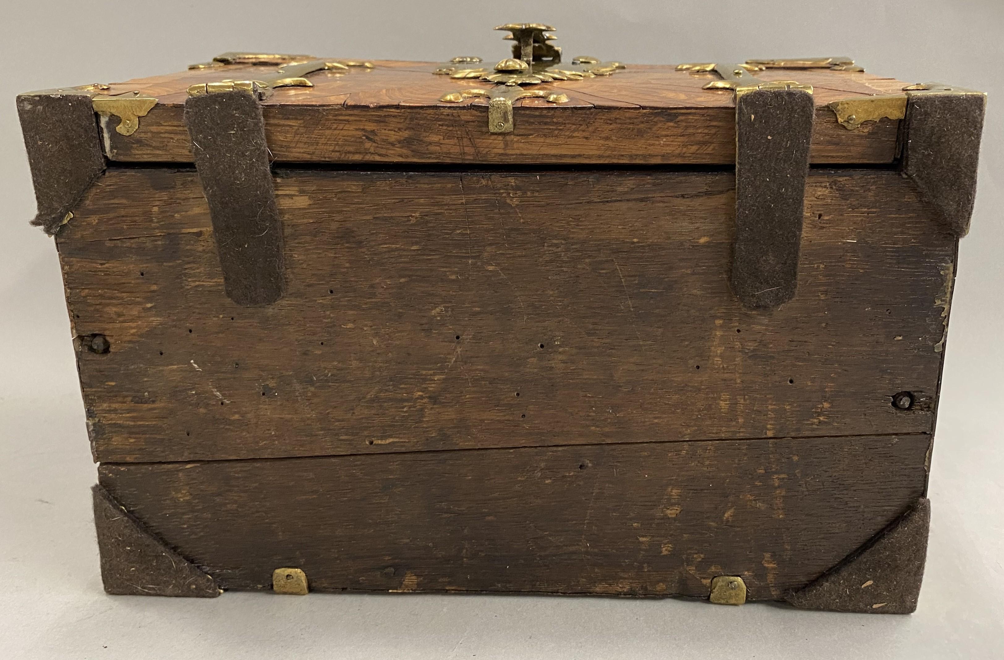 Rare 17th Century English Coffre Fort or Strong Box, circa 1690 For Sale 8