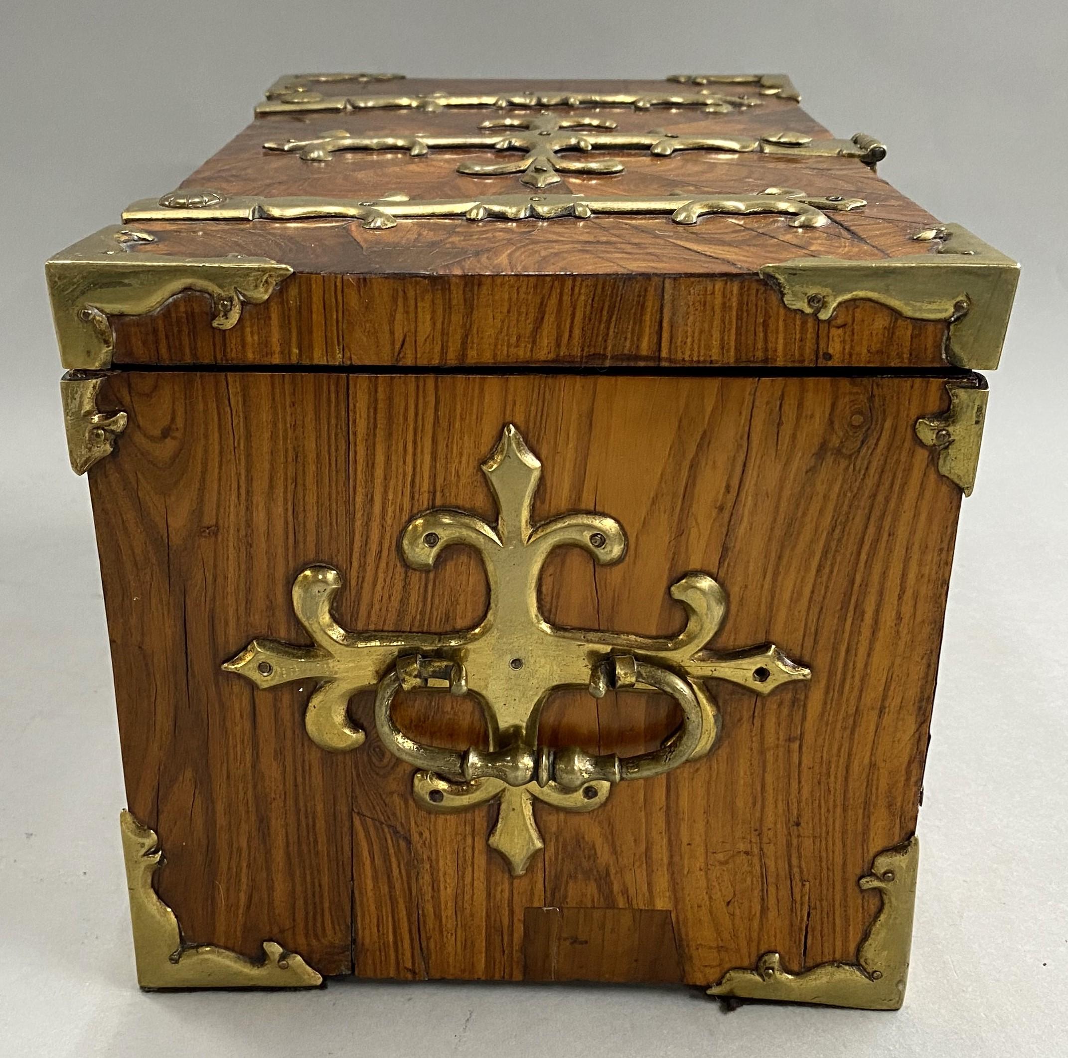 Late 17th Century Rare 17th Century English Coffre Fort or Strong Box, circa 1690 For Sale