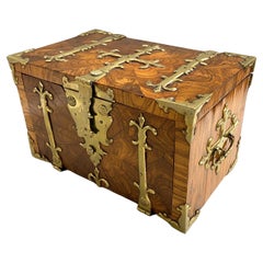 Rare 17th Century English Coffre Fort or Strong Box, circa 1690