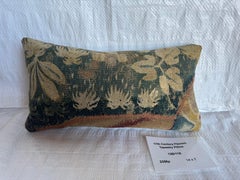 Rare 17th Century Flemish Baroque Tapestry Fragment Decorative Pillow