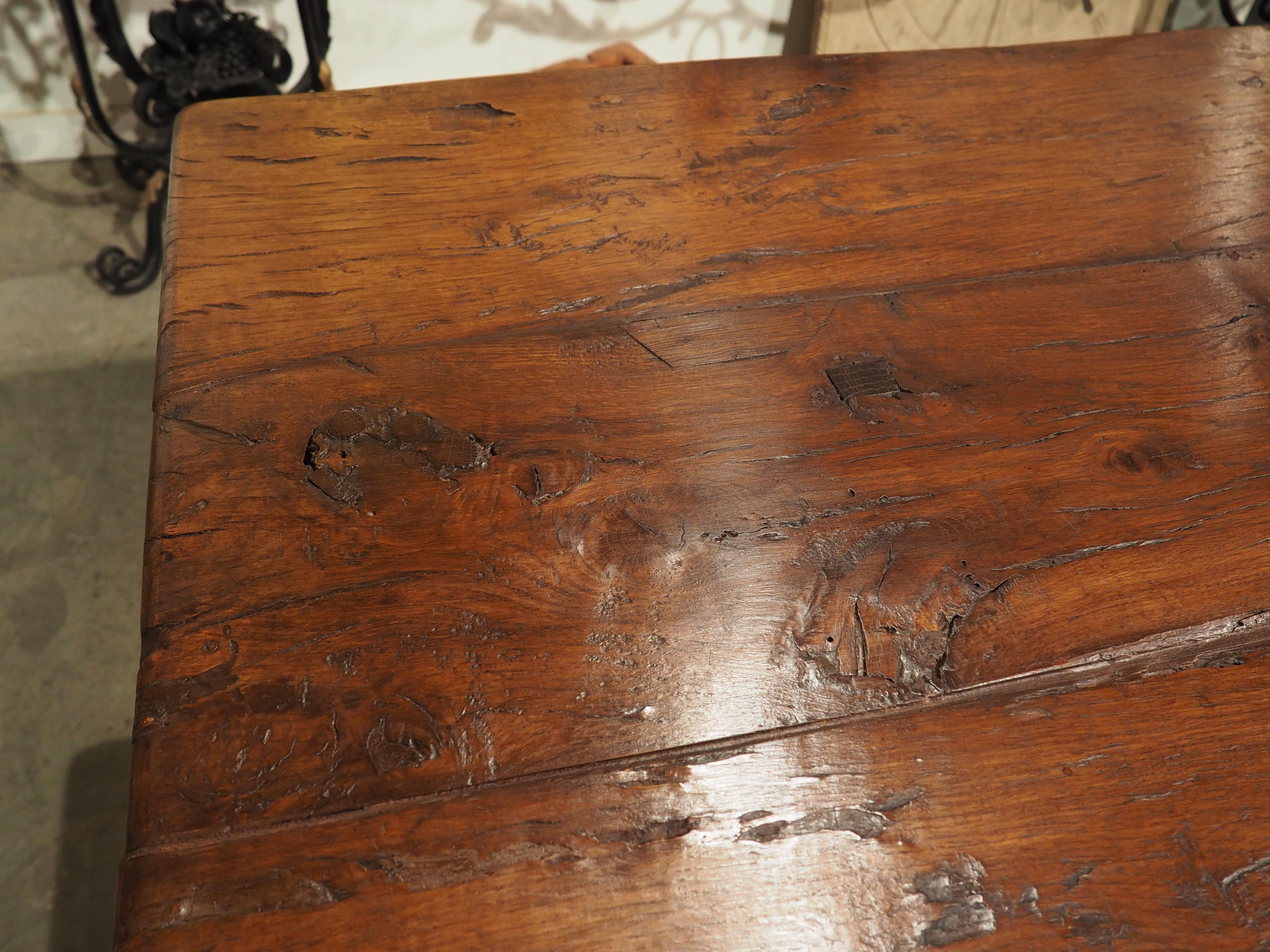 Rare 17th Century French Oak Refectory Table 8