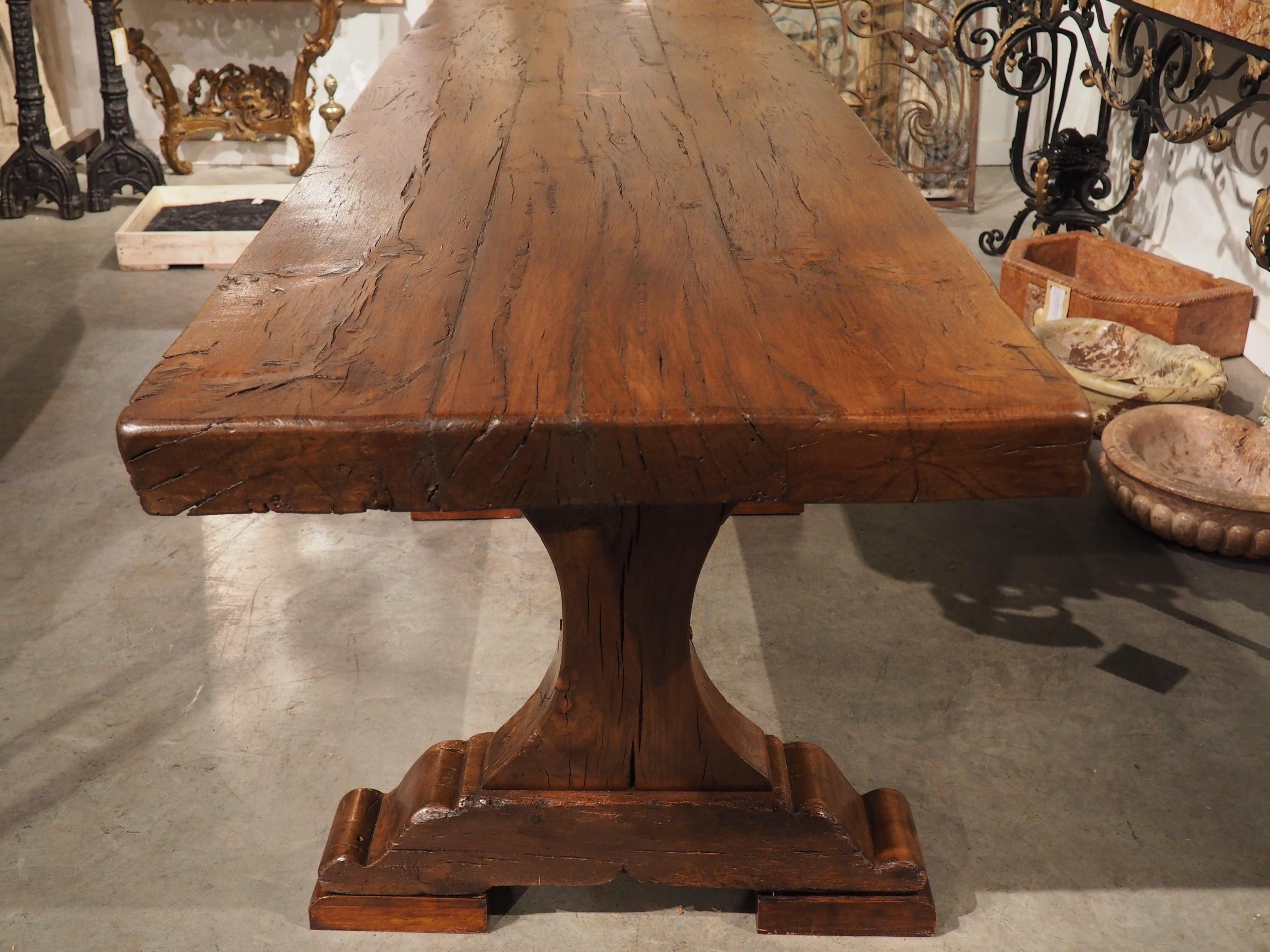 Baroque Rare 17th Century French Oak Refectory Table