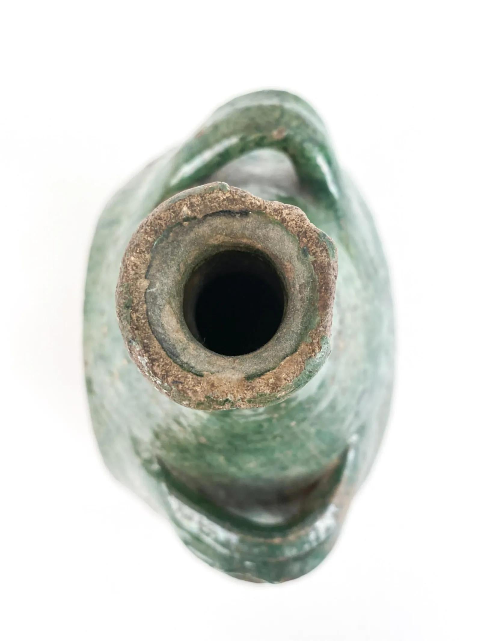 Rare 17th Century French Provencale Water Bottle For Sale at 1stDibs