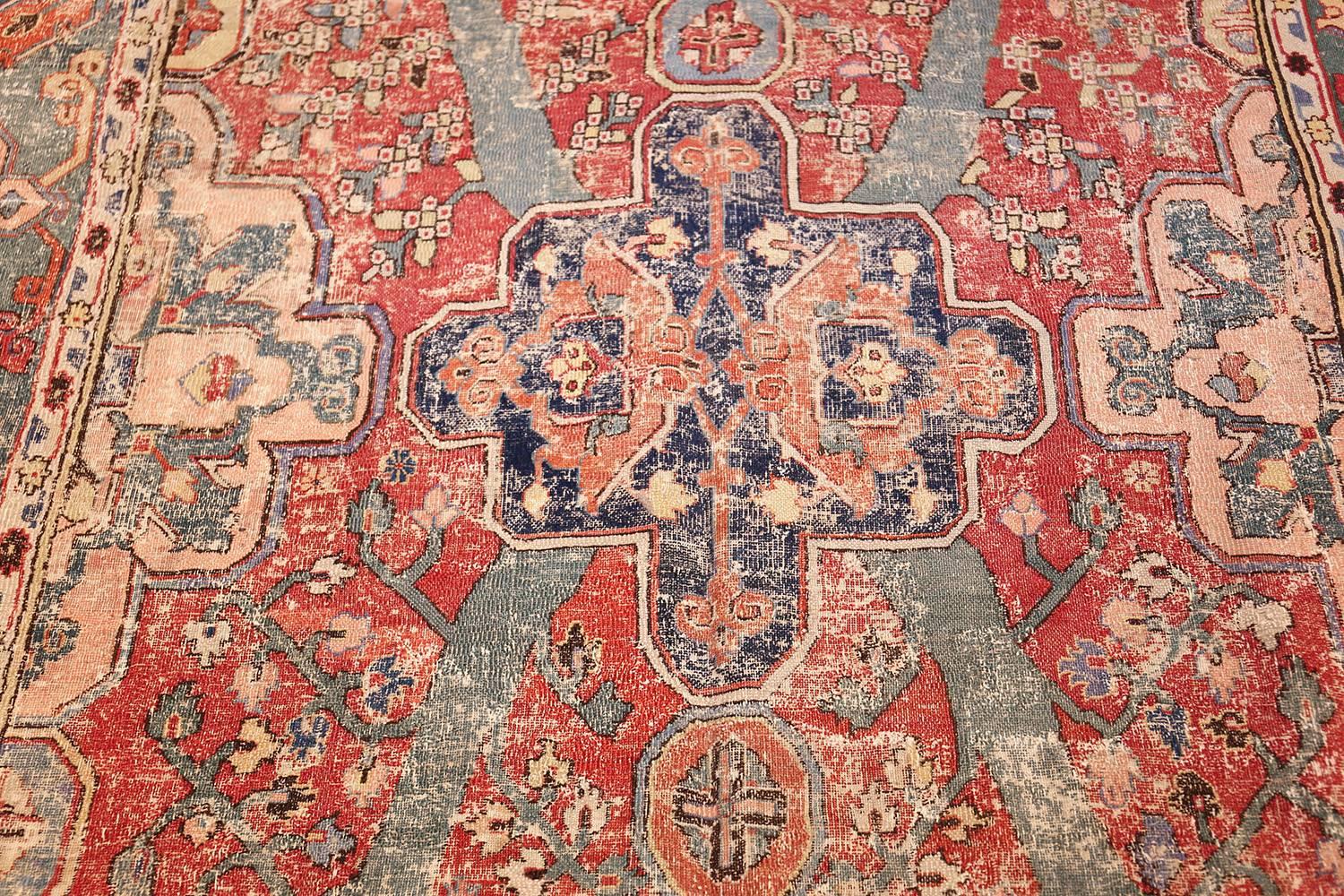 Nazmiyal  17th Century Gallery Size Khorassan Persian Rug. Size: 5' 4