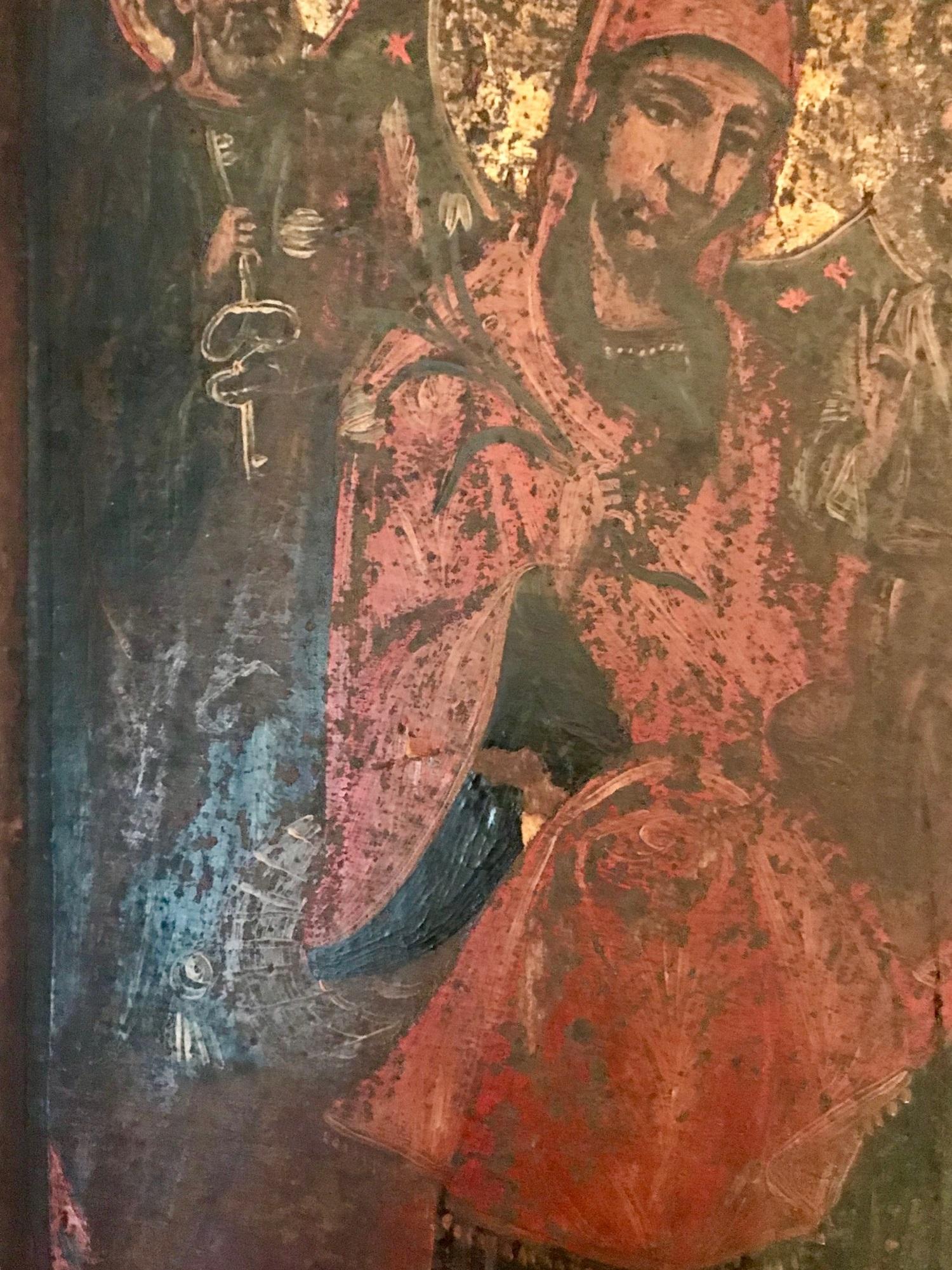 russian icon of old