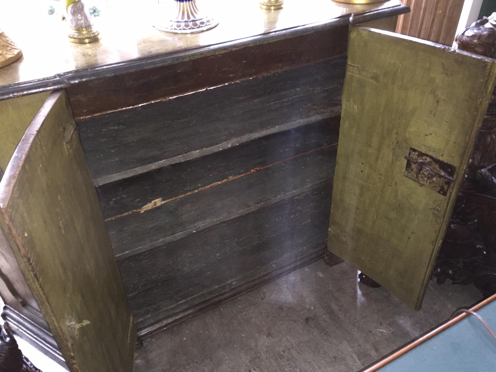 Rara Credenza Barroca Toscana del S. XVII Consola Aparador Italiano LA CA en venta 7