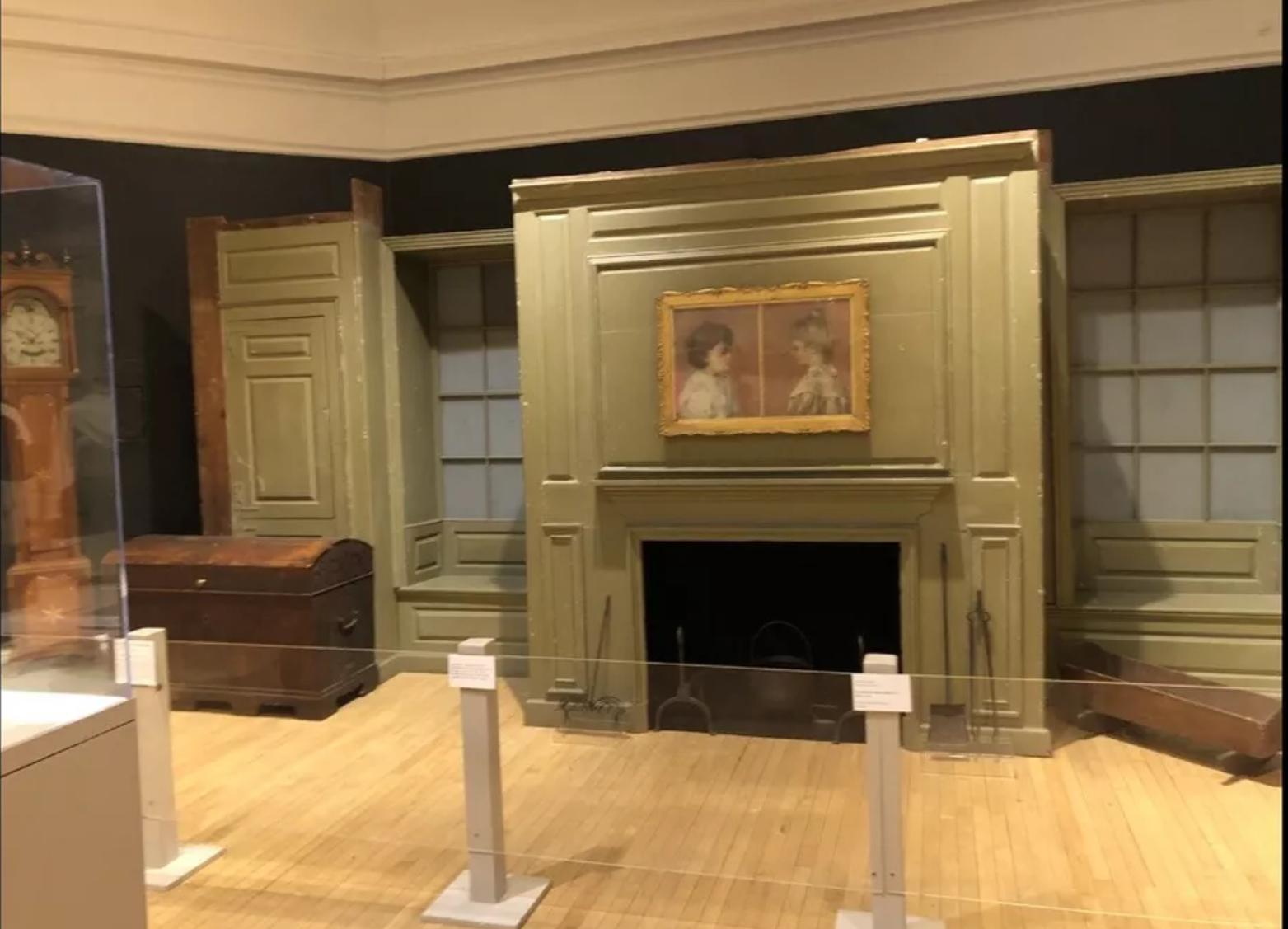 Rare 18 Century Full Raised Panel Room Timothy Childs House For Sale 2