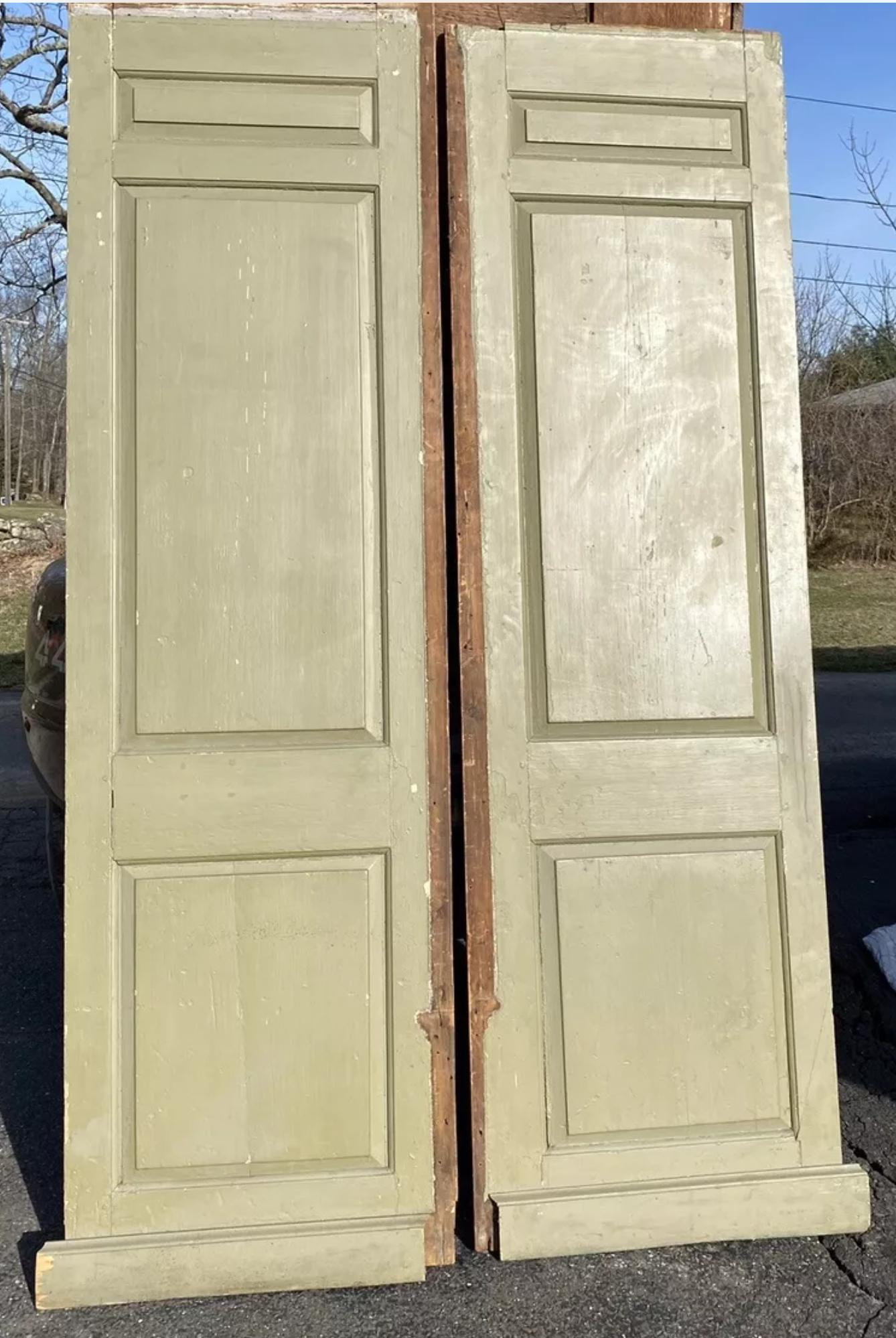 Wood Rare 18 Century Full Raised Panel Room Timothy Childs House For Sale