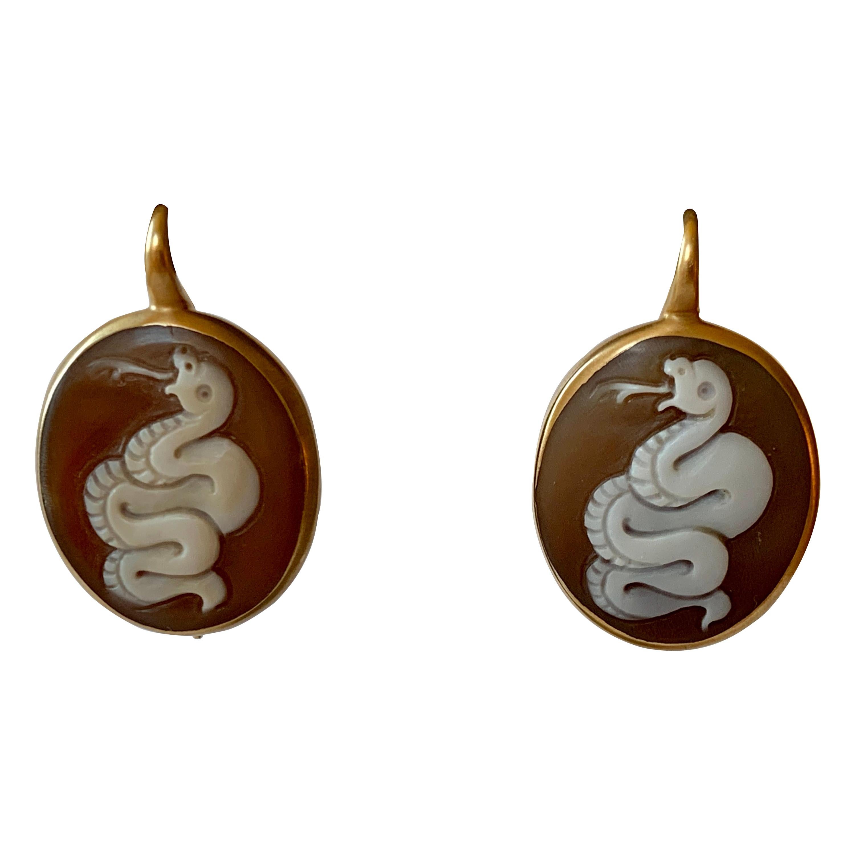 Link Style Rose Gold-Plated Half-Hoop Earrings – Priyaasi