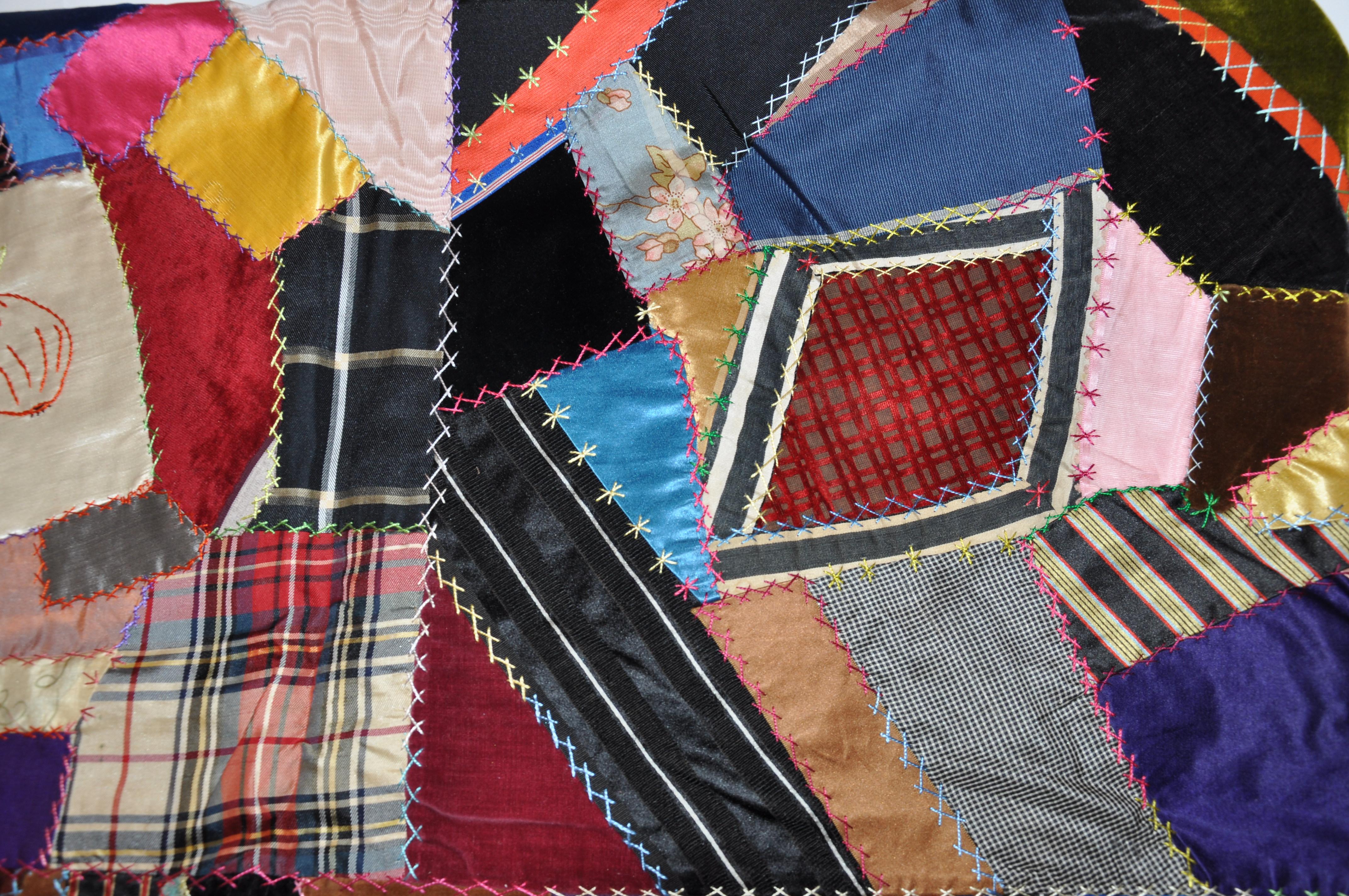 Extremely Rare and Beautifully Detailed 1800s Set of Hand-Sewn Patchwork Quilts  3